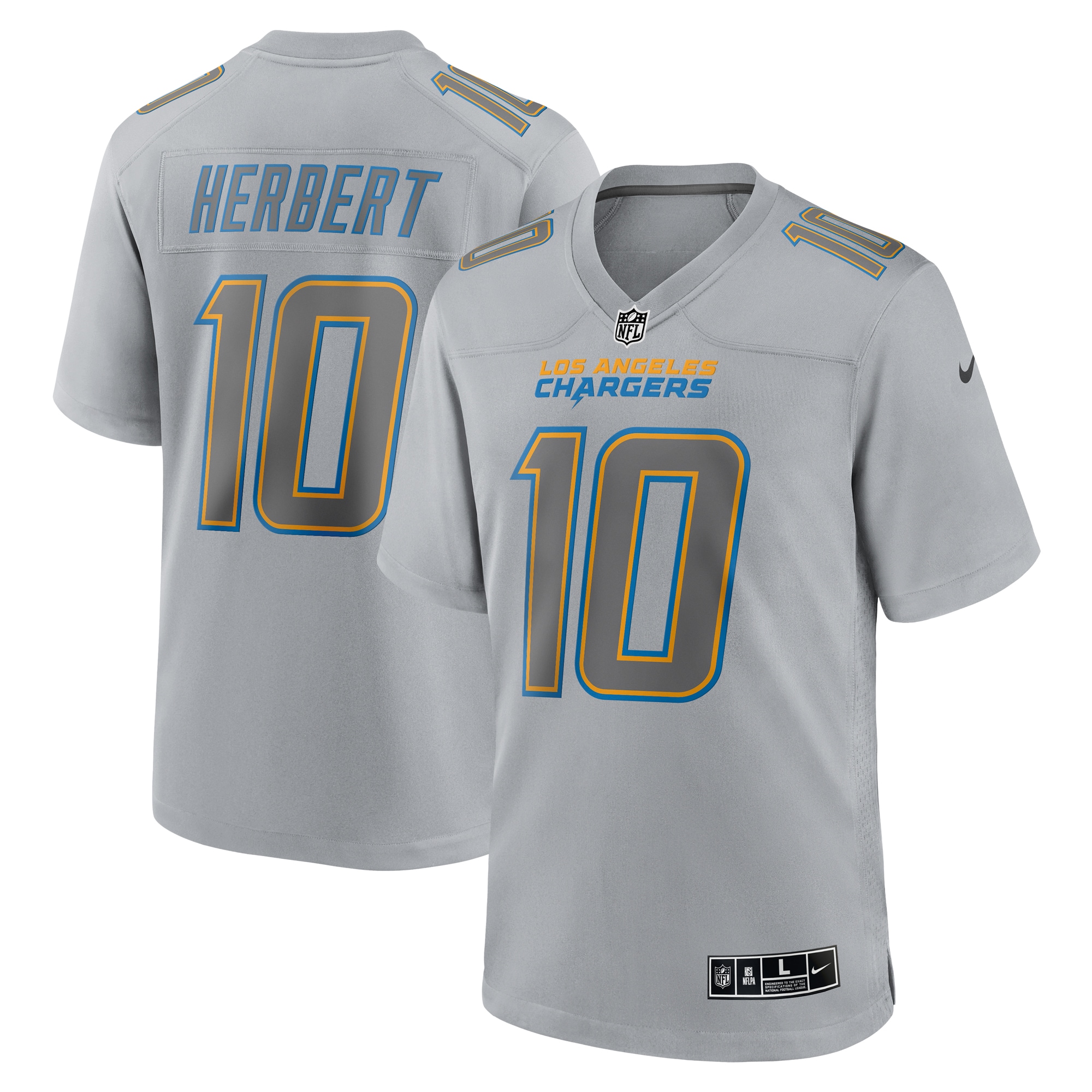 justin herbert los angeles chargers nike atmosphere fashion game jersey gray 4308 ldgbo.jpg
