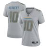 justin herbert los angeles chargers nike womens atmosphere fashion game jersey gray 5122 fu7bg.jpg
