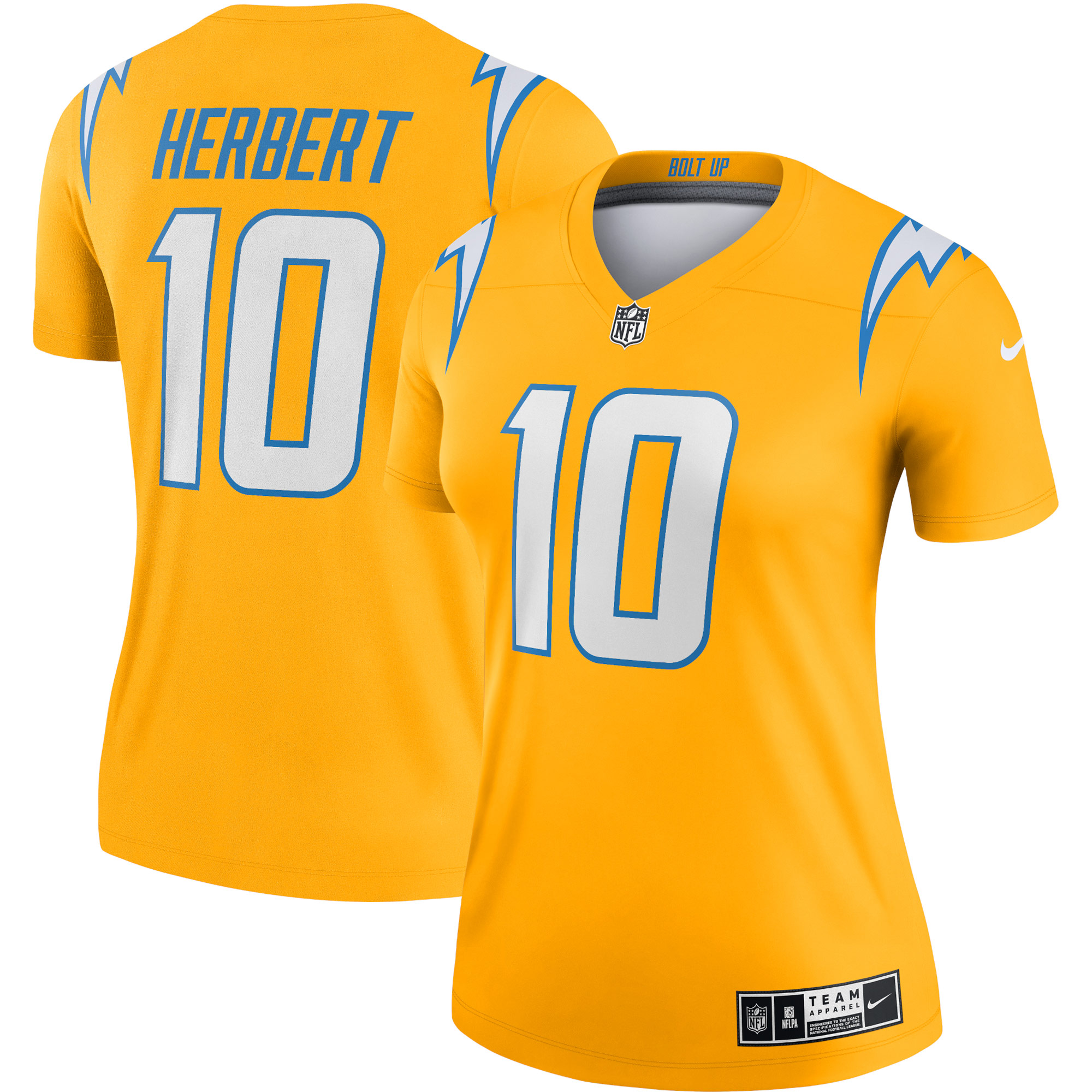 justin herbert los angeles chargers nike womens inverted legend jersey gold 1326 9odqq.jpg