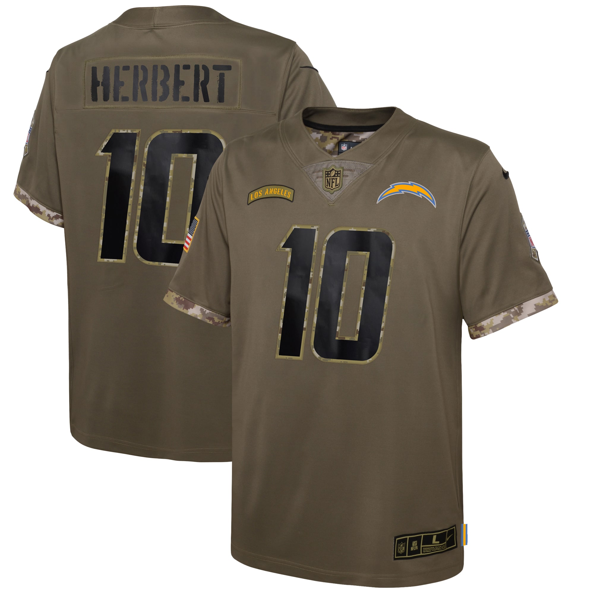 justin herbert los angeles chargers nike youth 2022 salute to service player limited jersey olive 5097 fq9q6.jpg