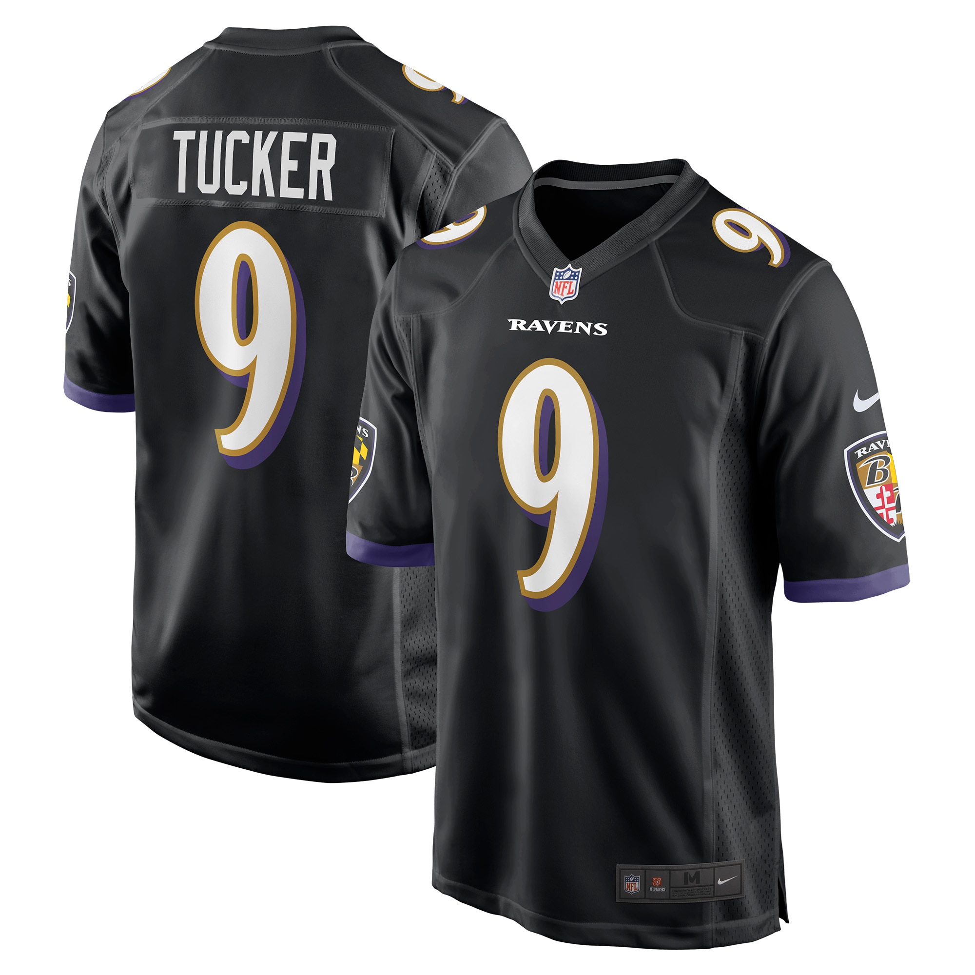 justin tucker baltimore ravens nike player game jersey black 7958 v2r5i.jpg