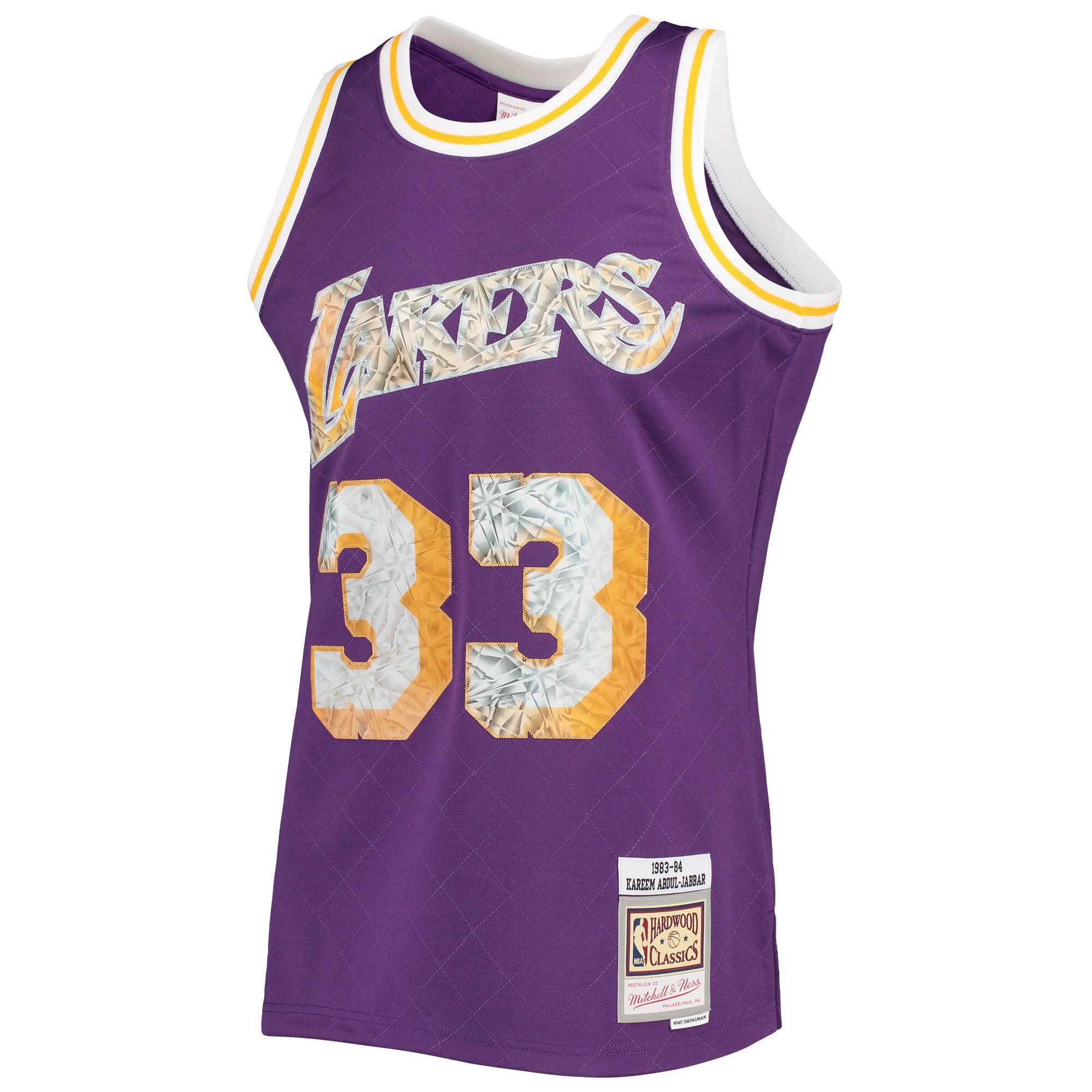 kareem abdul jabbar los angeles lakers mitchell 26amp ness 1996 97 hardwood classics nba 75th anniversary diamond swingman jersey purple 8154 tsz5f.jpg