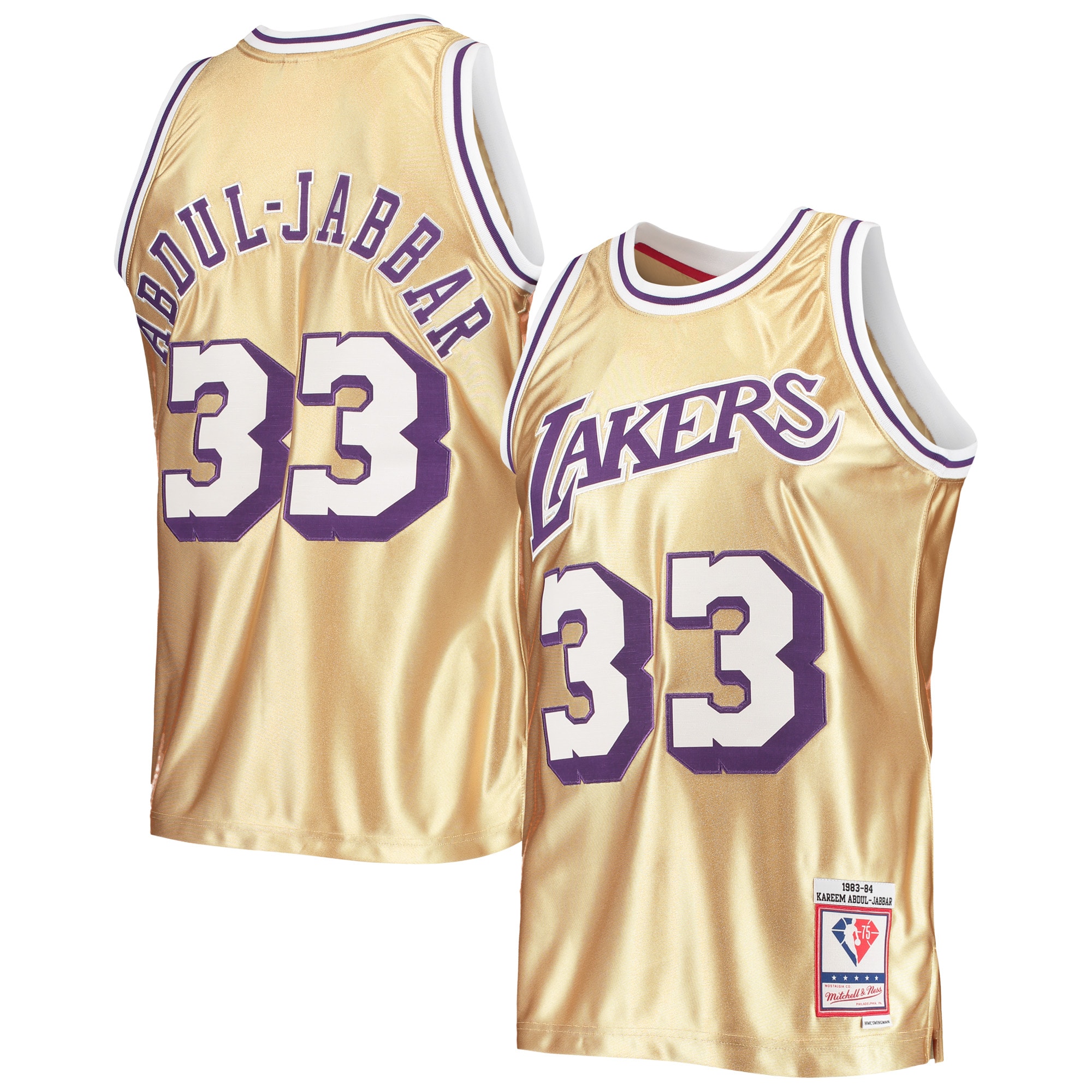 kareem abdul jabbar los angeles lakers mitchell 26amp ness 75th anniversary 198384 hardwood classics swingman jersey gold 5774 tenve.jpg