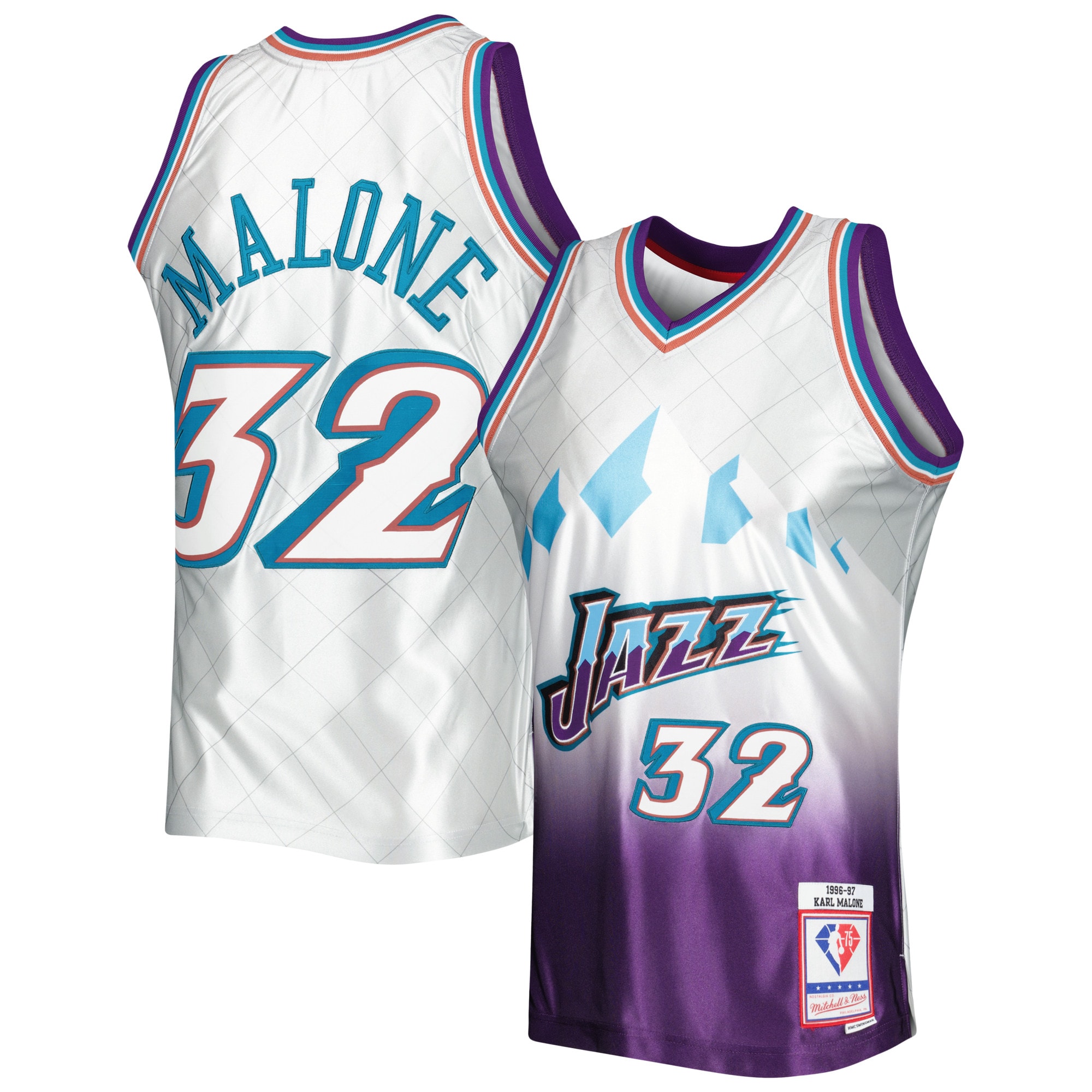 karl malone utah jazz mitchell 26amp ness 199697 hardwood classics 75th anniversary swingman jersey platinum 8249 qktji.jpg