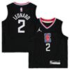 kawhi leonard la clippers jordan brand preschool 202021 fast break replica jersey statement edition black 1138 kgg6k.jpg