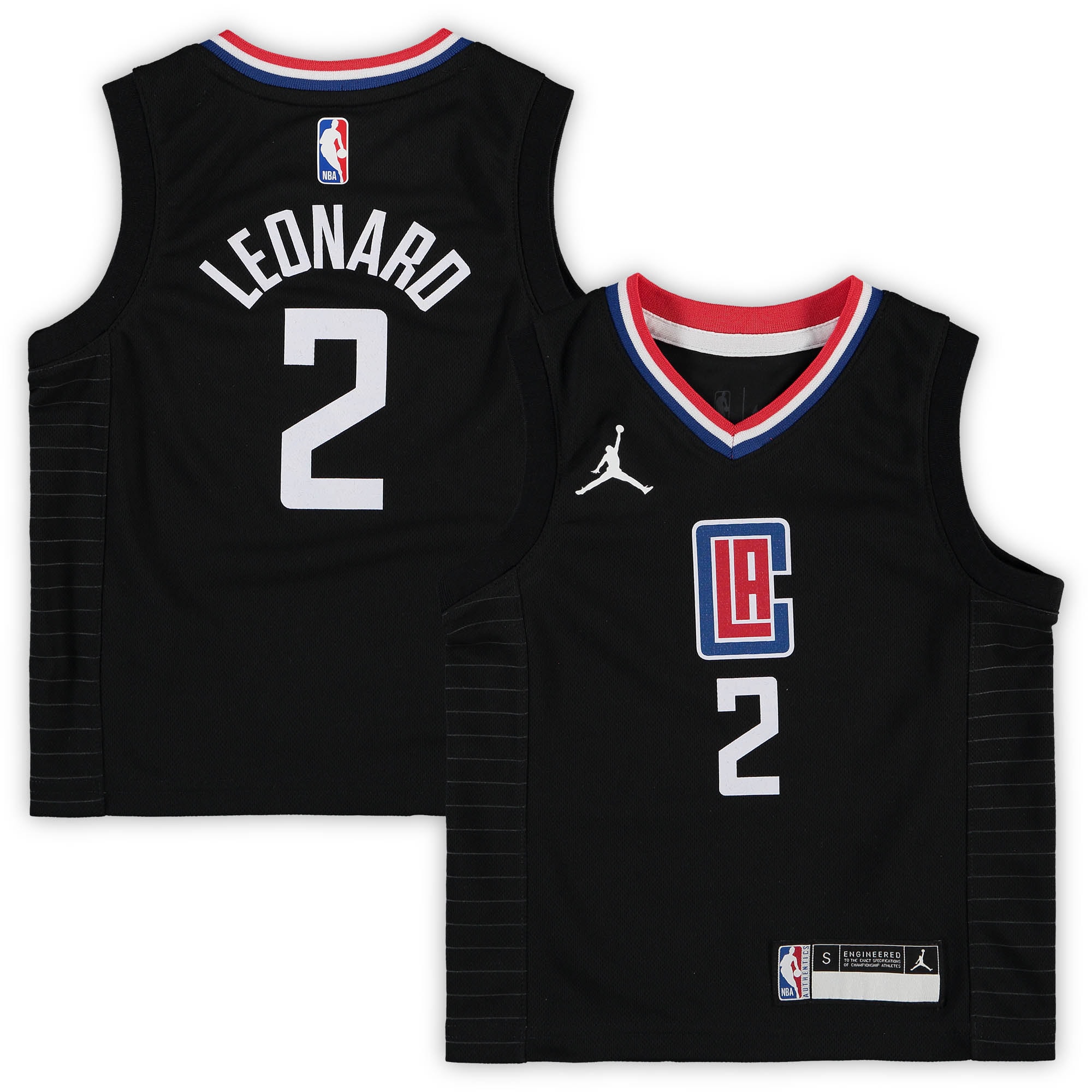 kawhi leonard la clippers jordan brand preschool 202021 fast break replica jersey statement edition black 1138 kgg6k.jpg