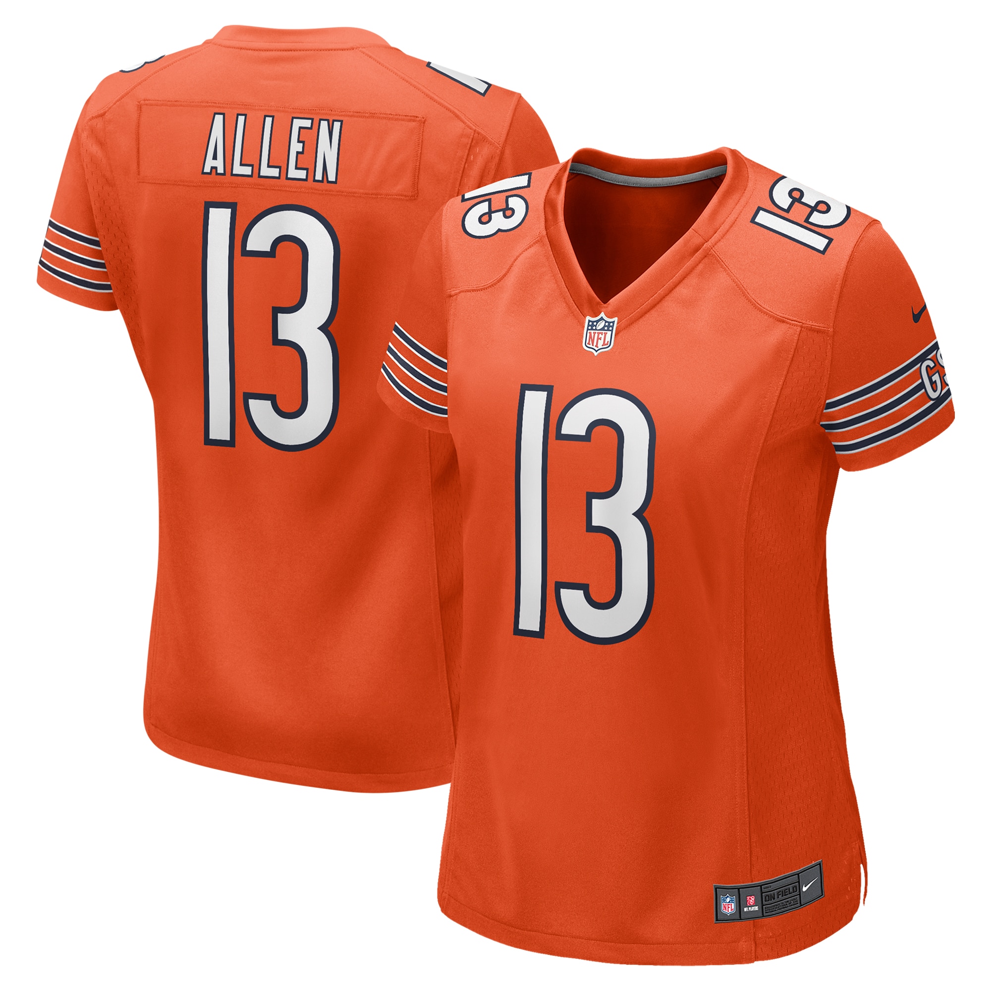 keenan allen chicago bears nike womens alternate game jersey orange 4134 rjeqk.jpg