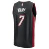 kelel ware miami heat fanatics fast break replica player jersey icon edition black 1006 kznq5.jpg