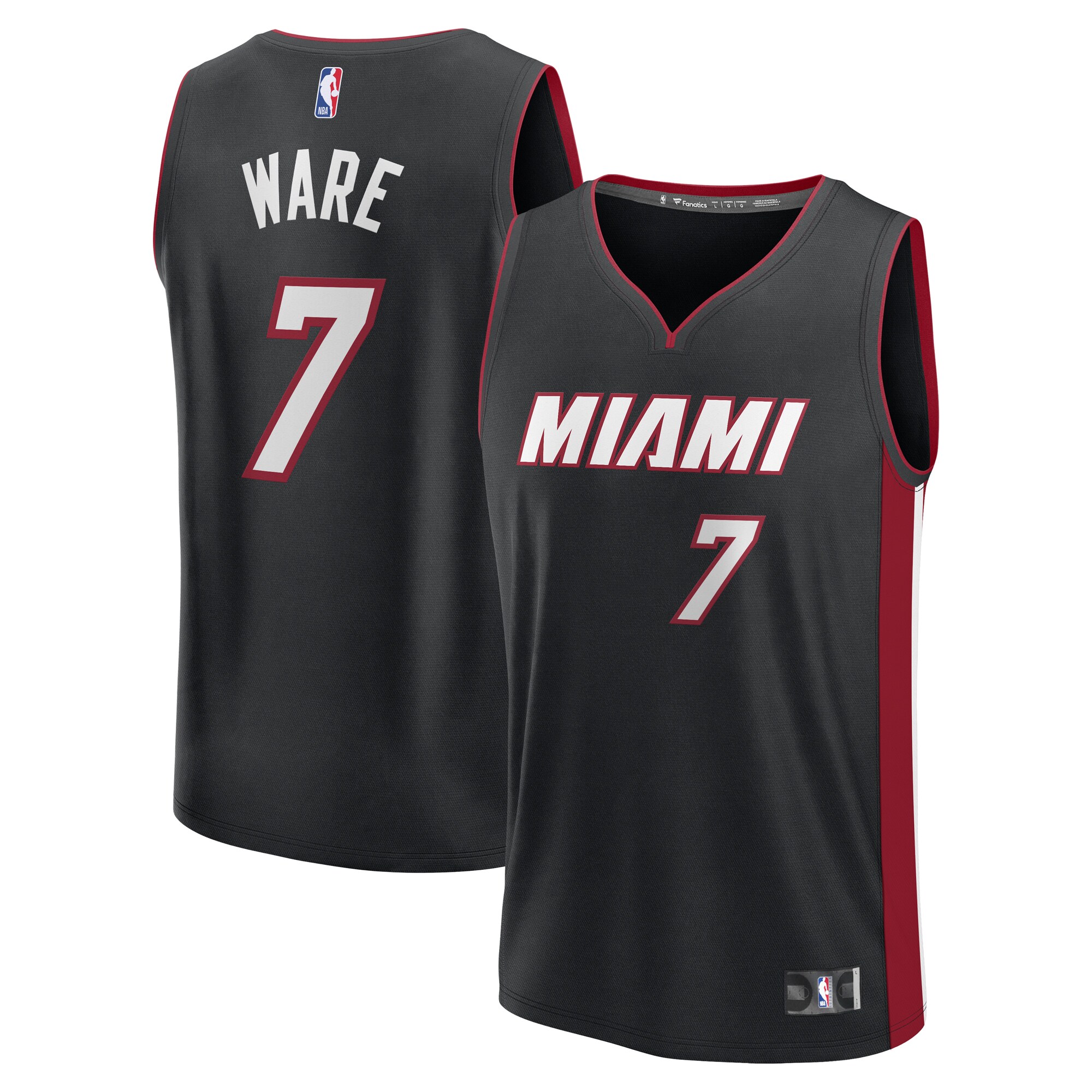 kelel ware miami heat fanatics fast break replica player jersey icon edition black 8539 i1byo.jpg