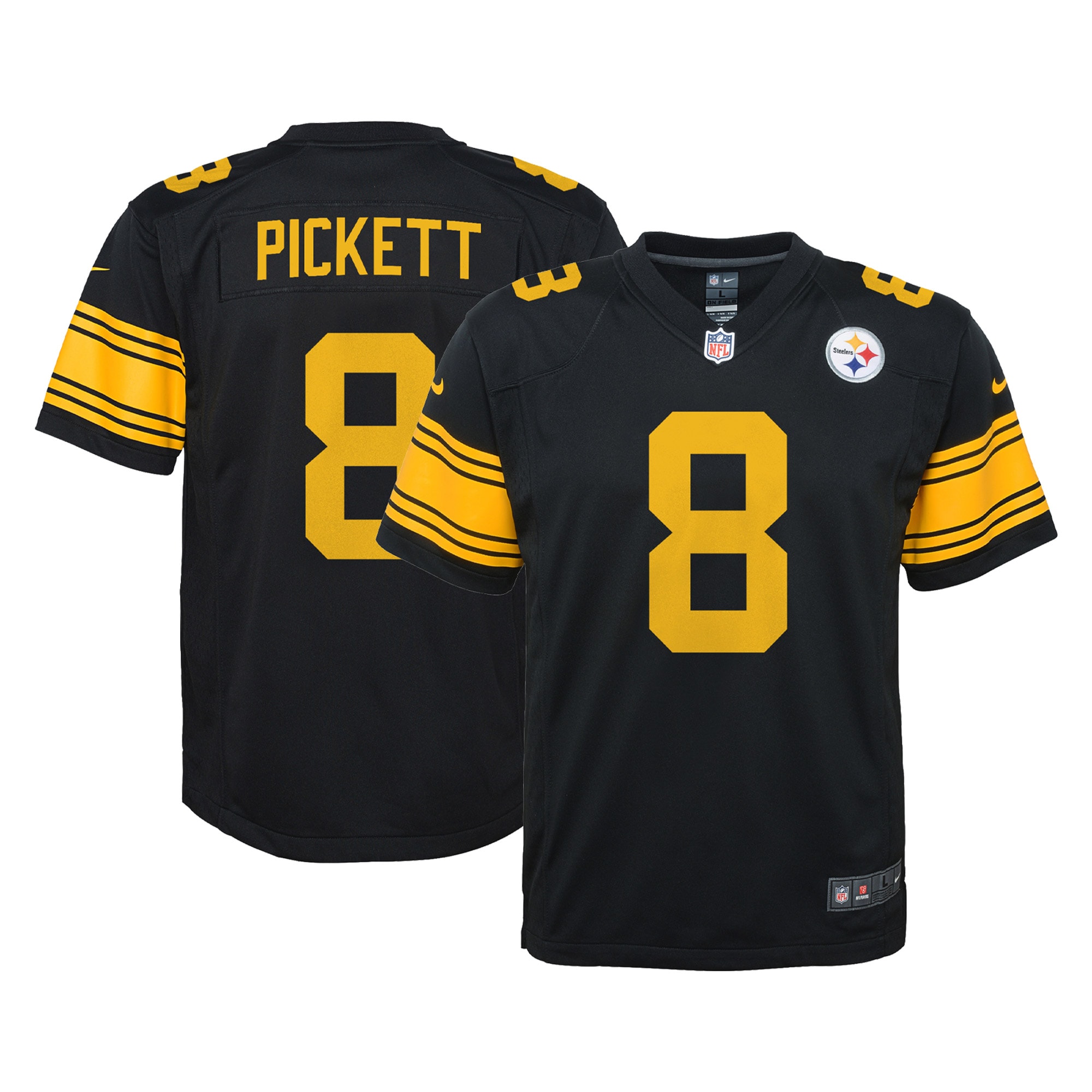 kenny pickett pittsburgh steelers nike youth game jersey black 4516 i5xp6.jpg