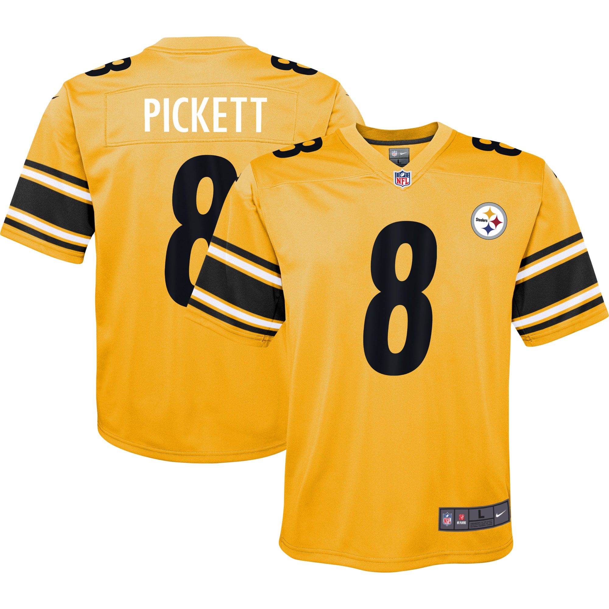 kenny pickett pittsburgh steelers nike youth inverted game jersey gold 1858 iwhac.jpg