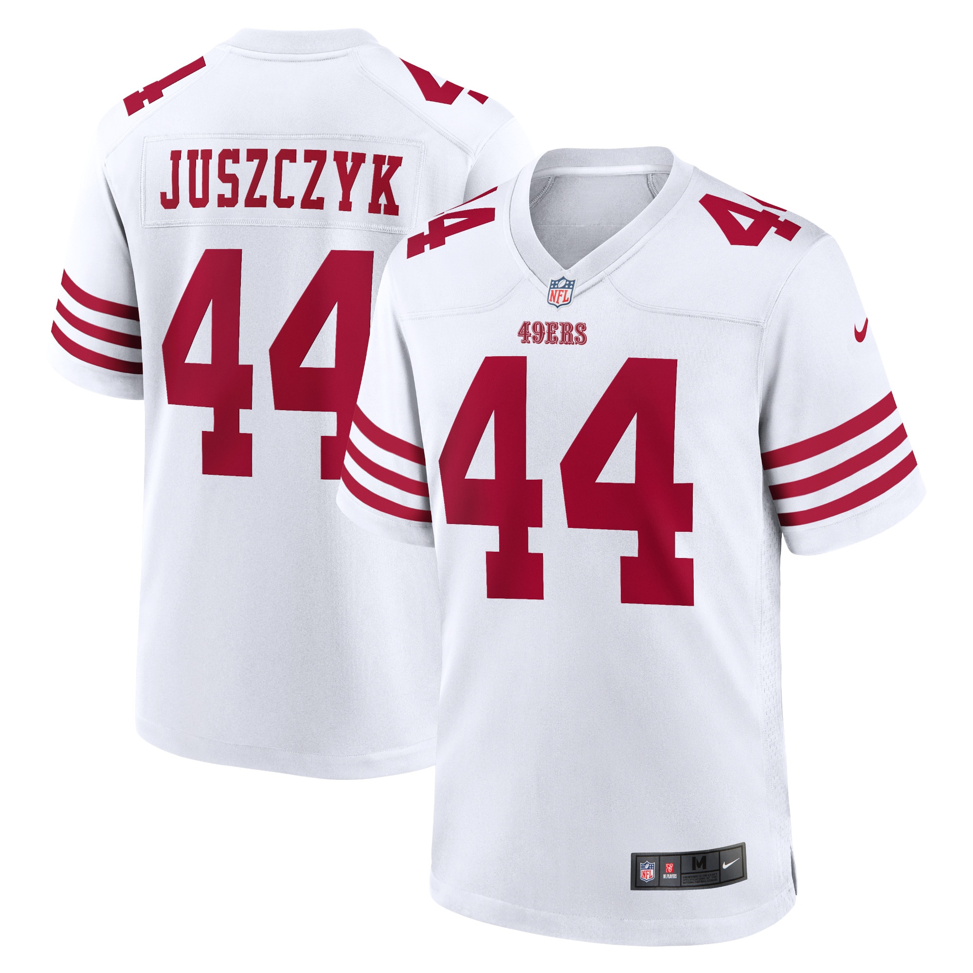 kyle juszczyk san francisco 49ers nike player game jersey white 7367 guphg.jpg