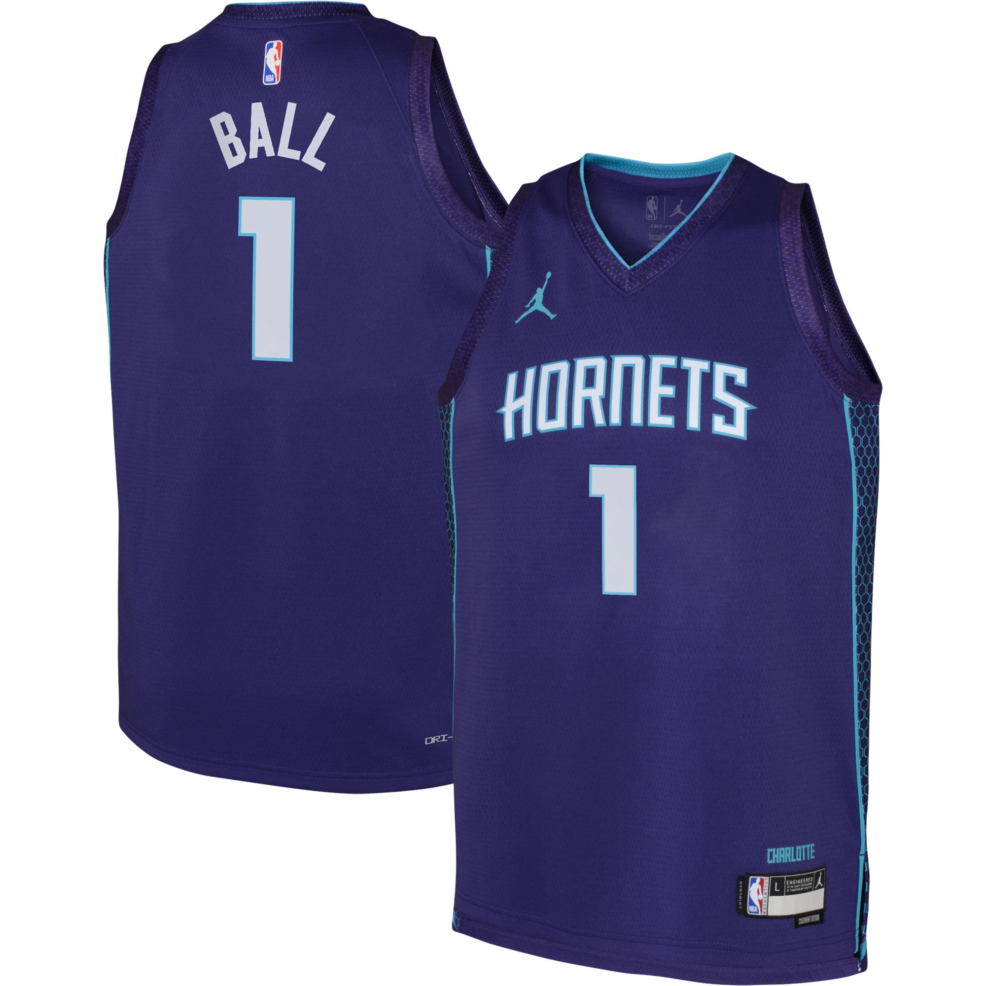 lamelo ball charlotte hornets jordan brand youth swingman jersey statement edition purple 7082 opuii.jpg