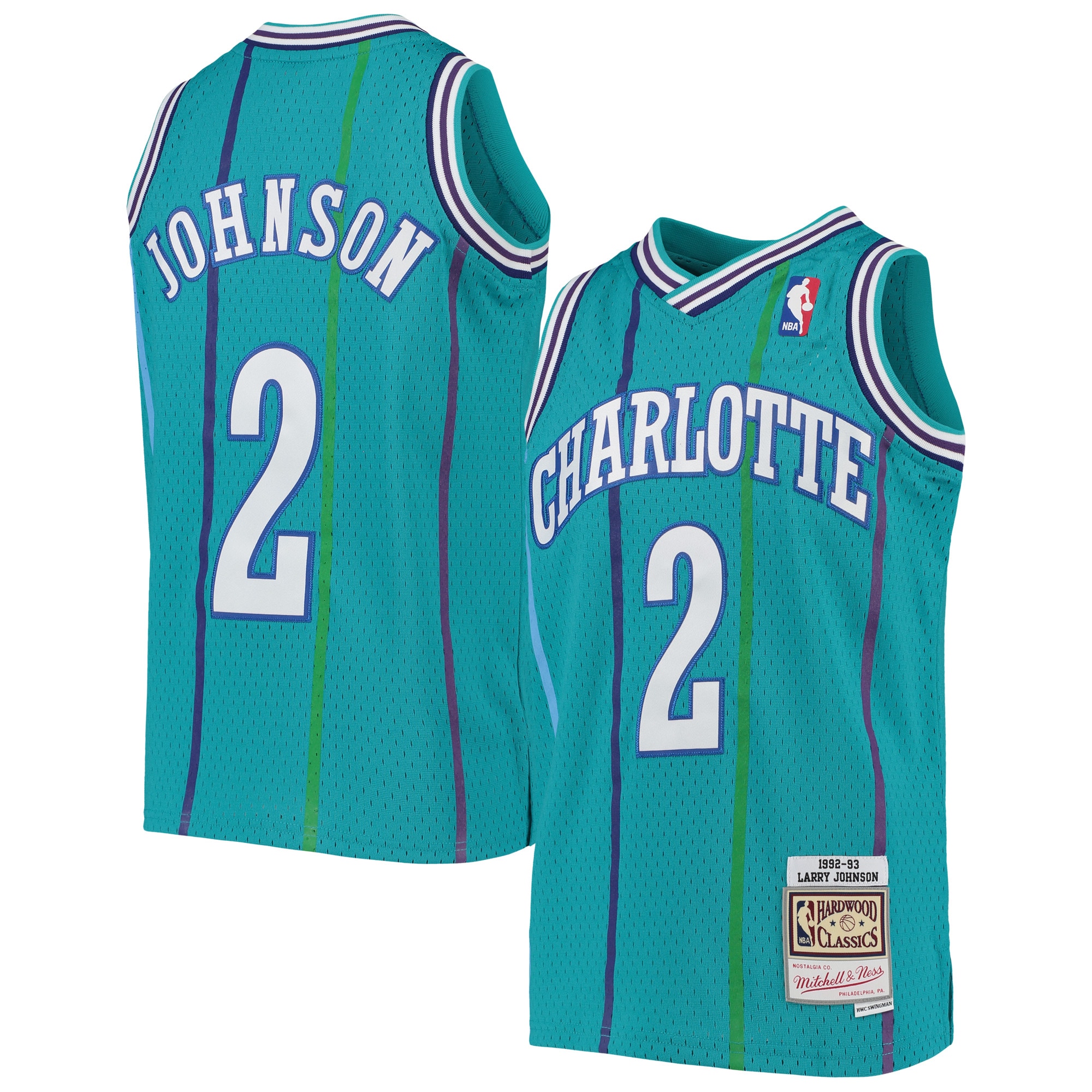 larry johnson charlotte hornets mitchell 26amp ness youth 199293 hardwood classics swingman jersey teal 4065 kdeqs.jpg