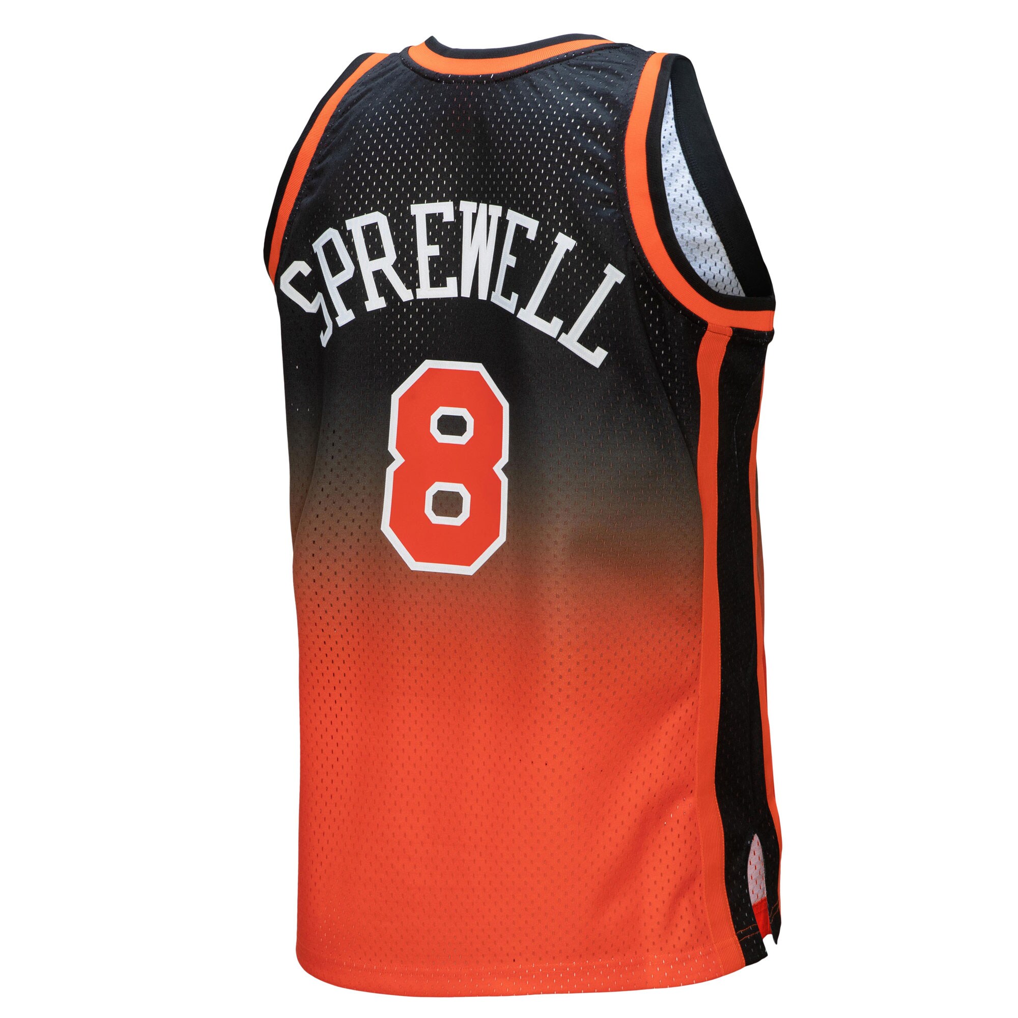 latrell sprewell new york knicks mitchell 26amp ness 199899 hardwood classics fadeaway swingman player jersey orangeblack 8203 bir3t.jpg