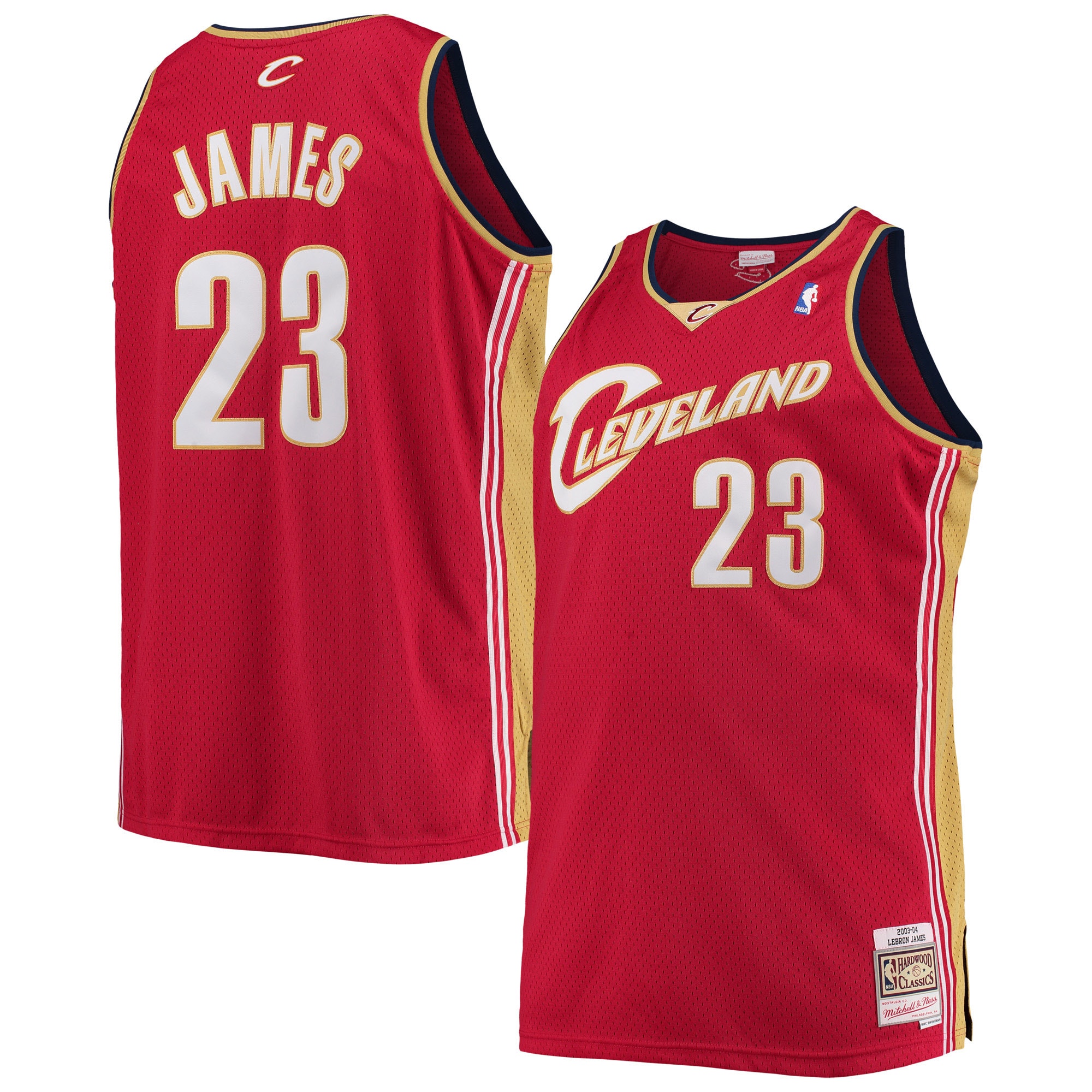 lebron james cleveland cavaliers mitchell 26amp ness 200304 big 26amp tall hardwood classics swingman jersey red 4940 6t5ym.jpg