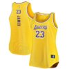 lebron james los angeles lakers fanatics womens fast break tank jersey gold 2322 2dig1.jpg
