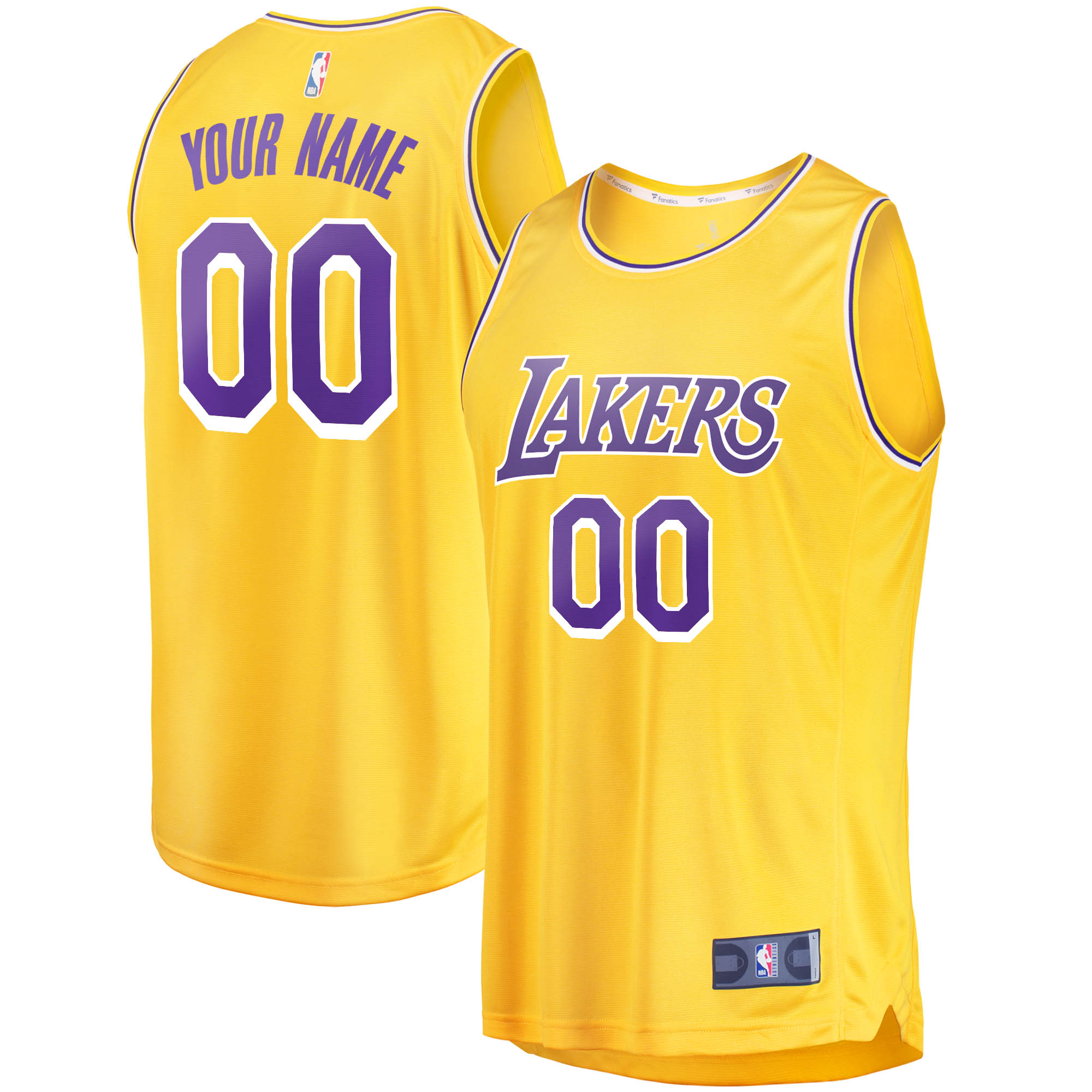 los angeles lakers fanatics youth fast break custom replica jersey gold icon edition 9686 hjylo.jpg