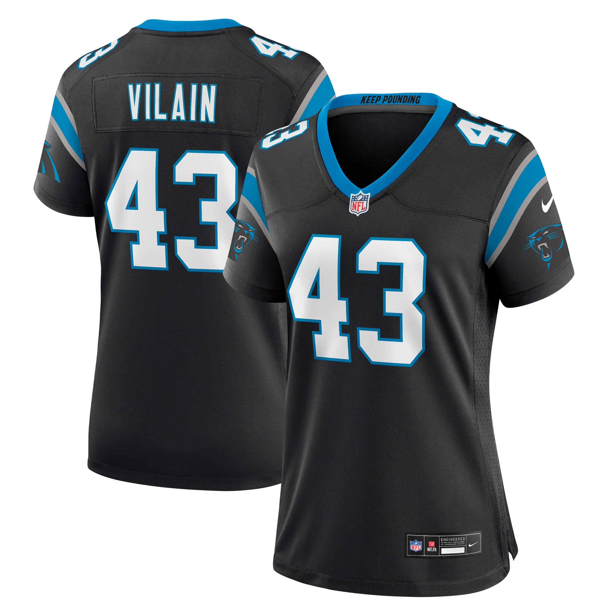 luiji vilain carolina panthers nike womens game jersey black 4798 r0bsv.jpg