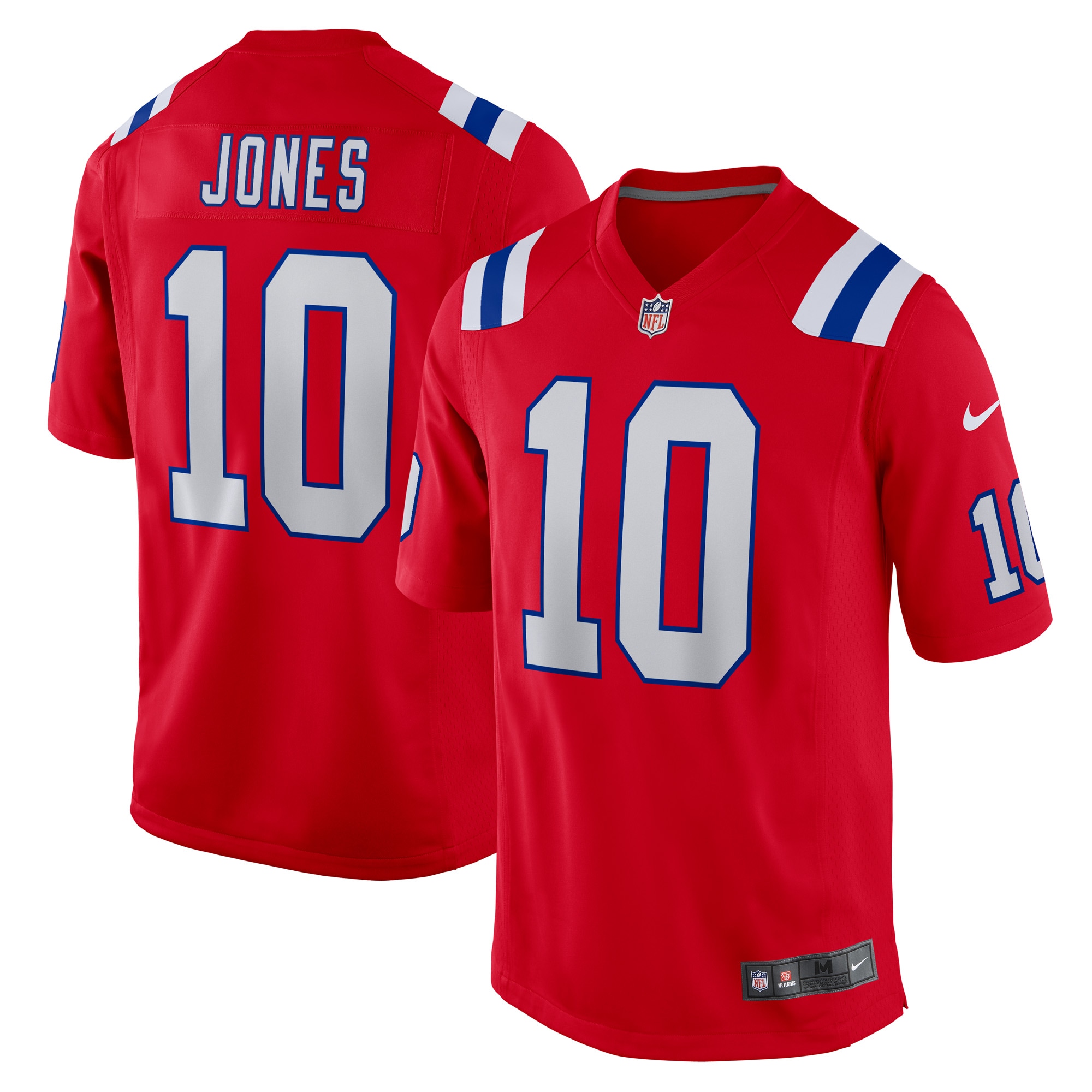 mac jones new england patriots nike game jersey red 1958 b6anf.jpg