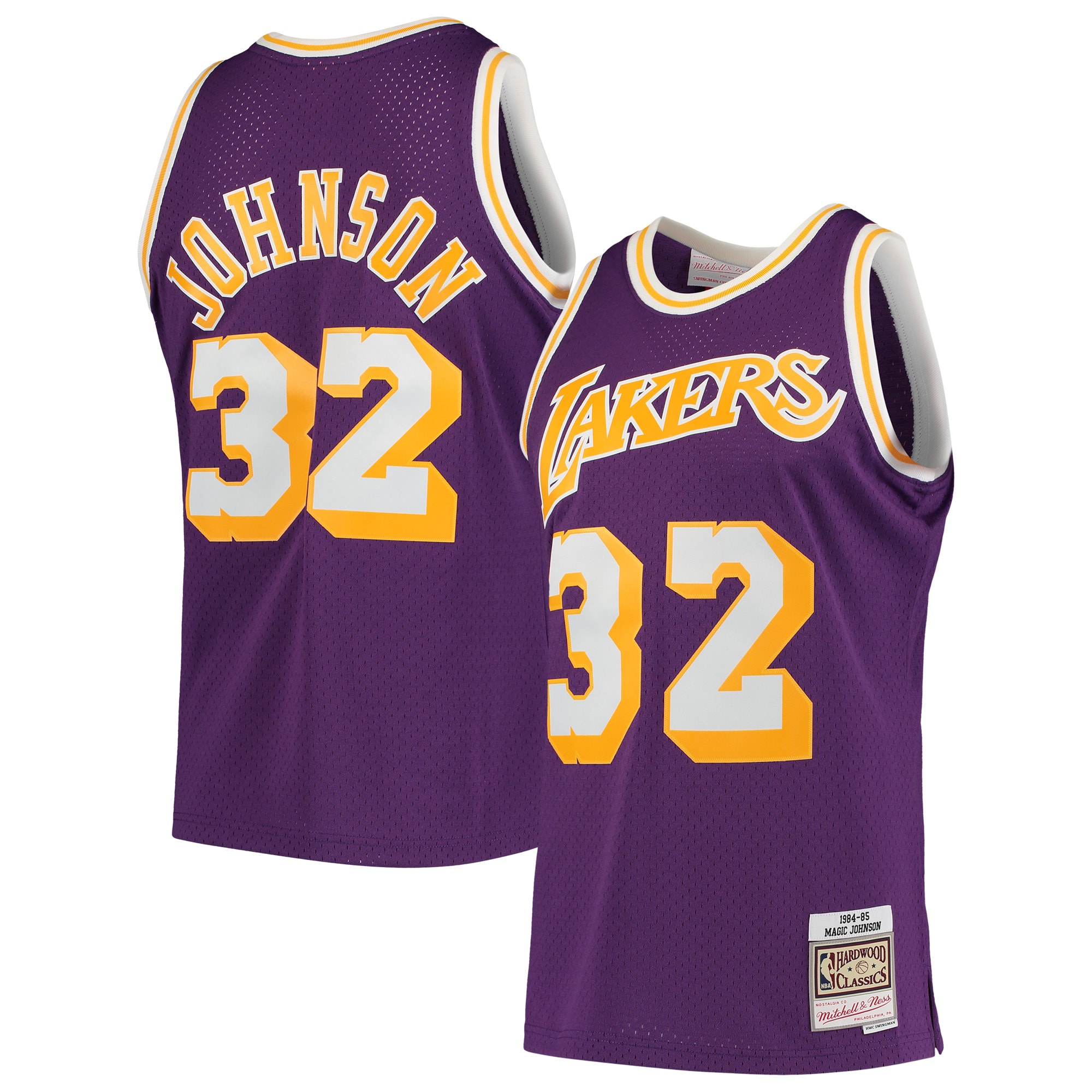 magic johnson los angeles lakers mitchell 26amp ness 198485 hardwood classics swingman jersey purple 1118 0s0kp.jpg