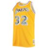 magic johnson los angeles lakers mitchell 26amp ness big 26amp tall 198485 nba 75th anniversary diamond swingman jersey gold 9219 oakc4.jpg