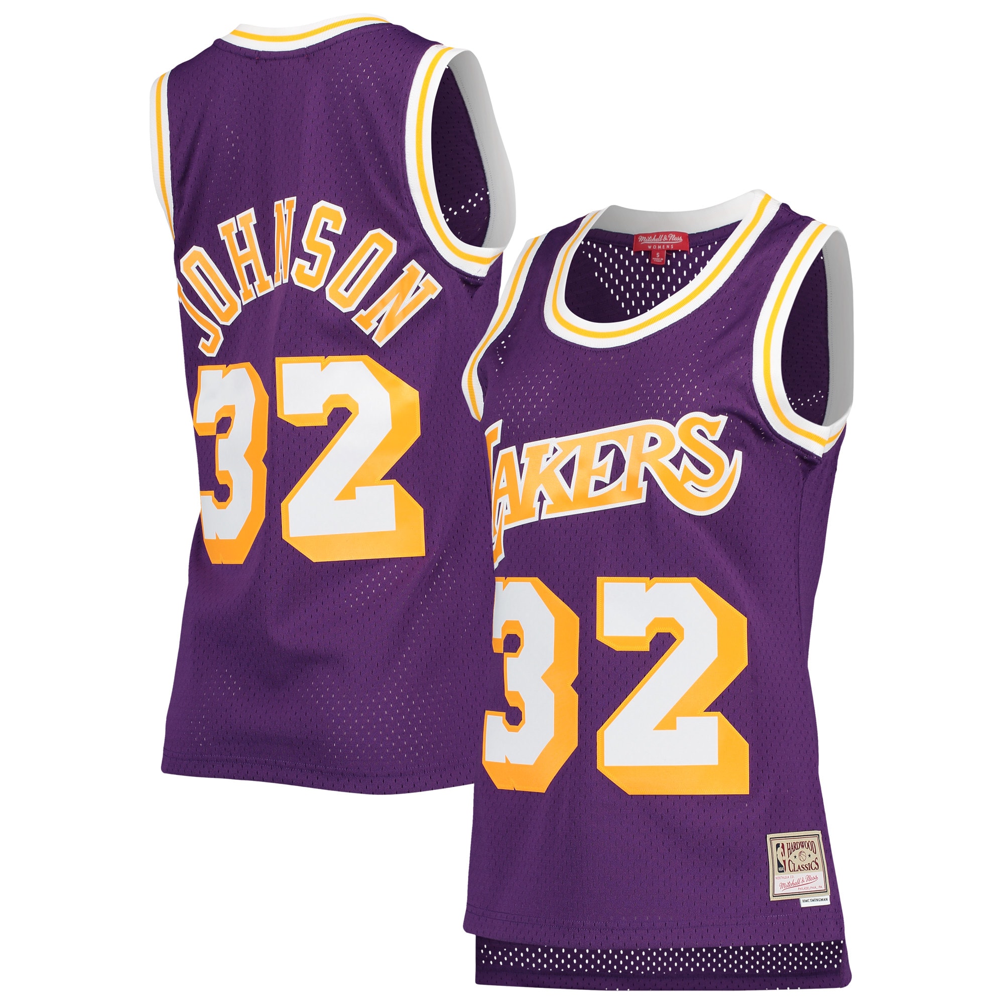 magic johnson los angeles lakers mitchell 26amp ness womens hardwood classics 198485 swingman jersey purple 9360 ohcfg.jpg