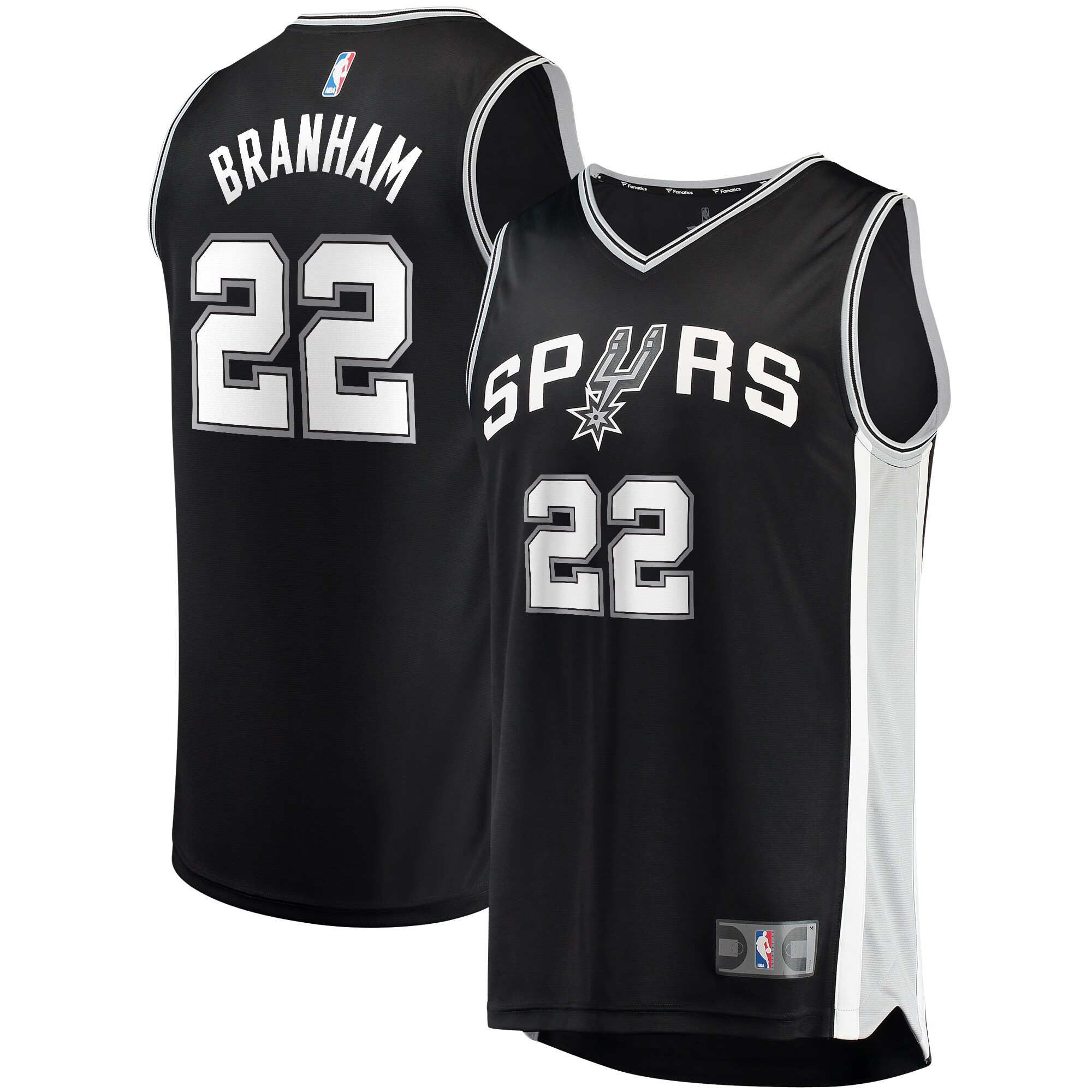 malaki branham san antonio spurs fanatics fast break replica player jersey icon edition black 7172 wuau8.jpg