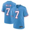 malik willis tennessee titans nike oilers throwback alternate game player jersey light blue 2001 u65rk.jpg