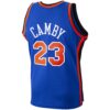 marcus camby new york knicks mitchell 26amp ness 199899 hardwood classics swingman jersey blue 3418 bncjc.jpg