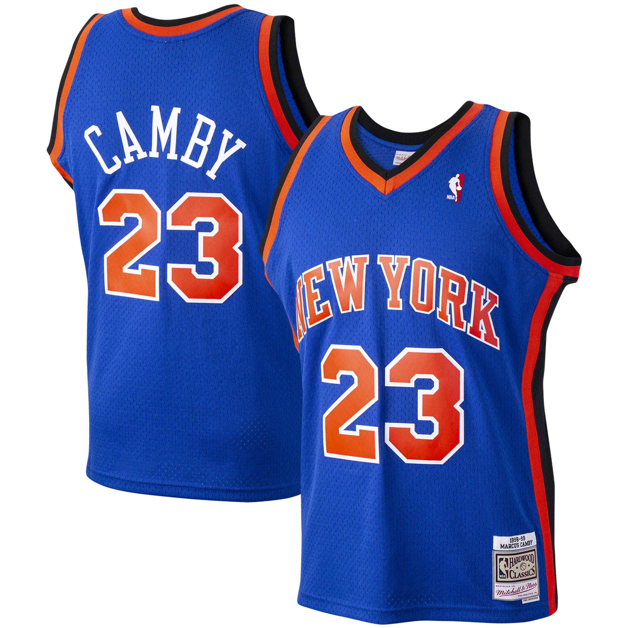 marcus camby new york knicks mitchell 26amp ness 199899 hardwood classics swingman jersey blue 8459 rms0f.jpg