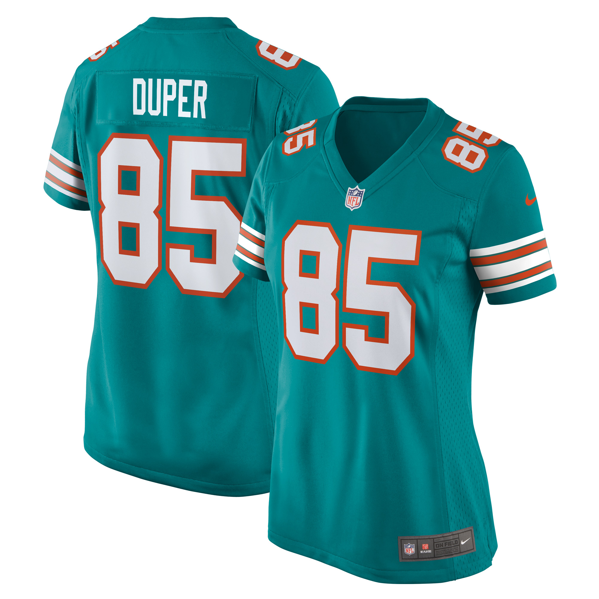mark duper miami dolphins nike womens retired player jersey aqua 9247 6nqst.jpg