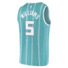 mark williams charlotte hornets fanatics fast break replica player jersey icon edition teal 8452 ujnvf.jpg