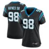 marquis haynes sr. carolina panthers nike womens team game jersey black 3311 u8ywv.jpg