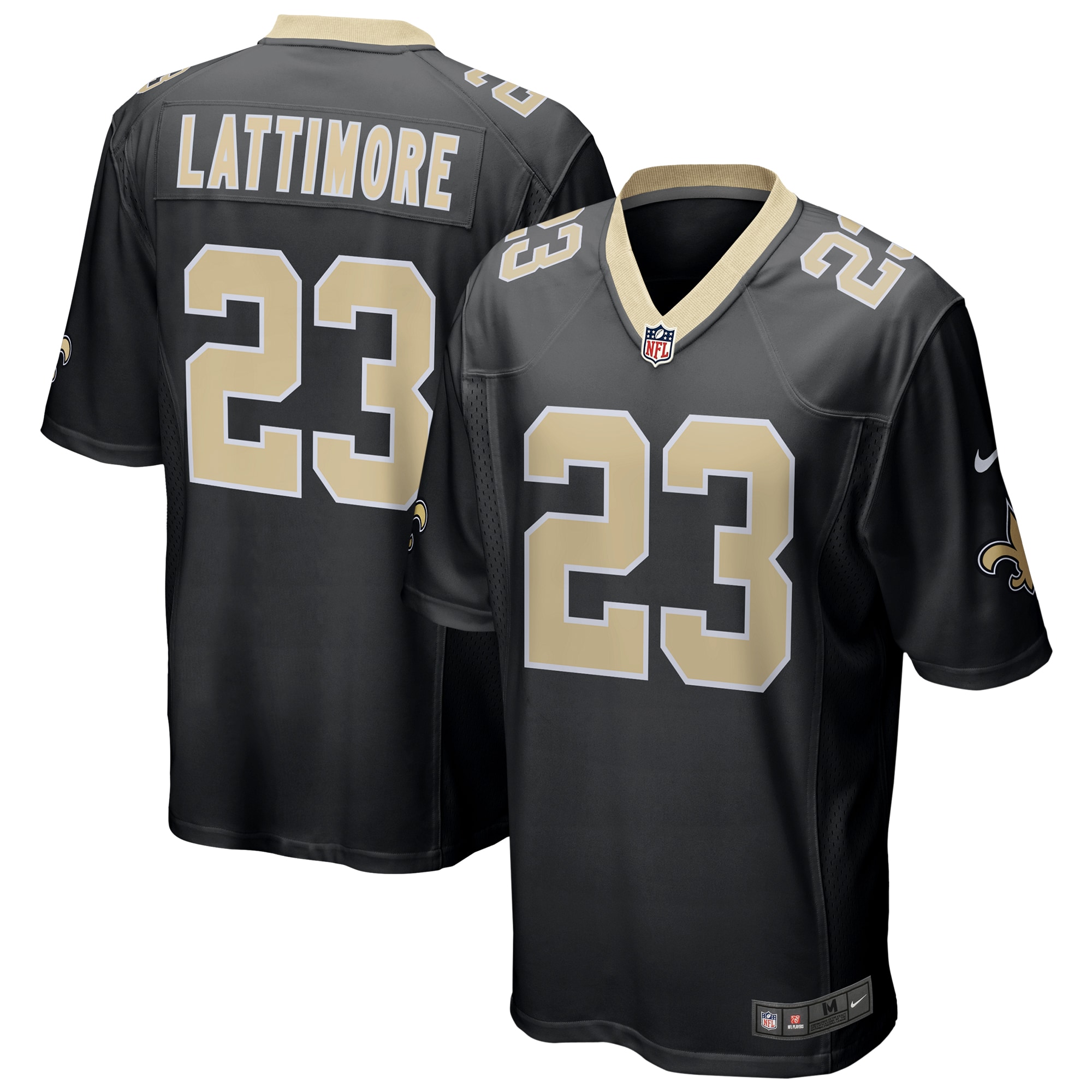 marshon lattimore new orleans saints nike game jersey black 3996 tqu8j.jpg