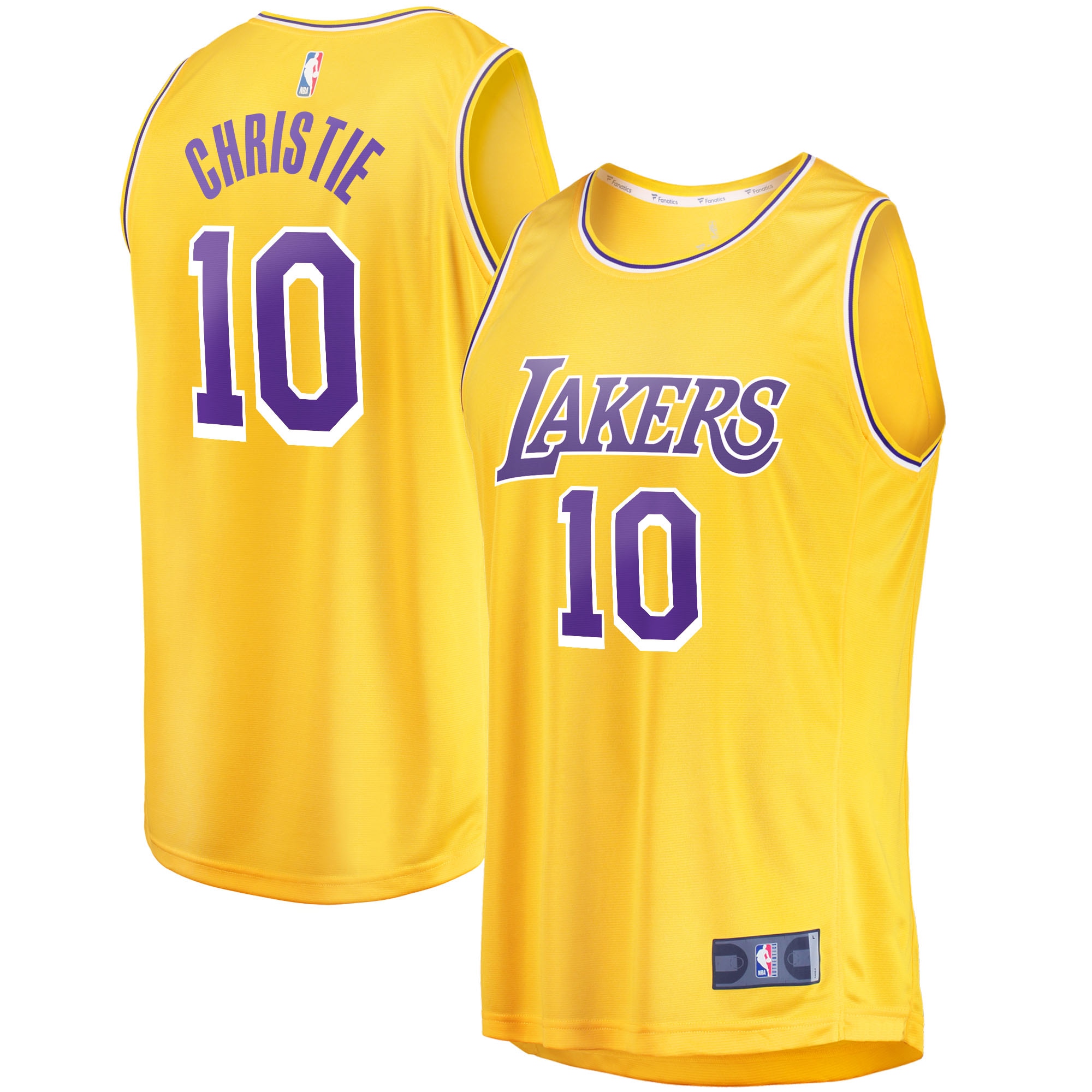 max christie los angeles lakers fanatics fast break replica jersey icon edition gold 4562 xr1t4.jpg
