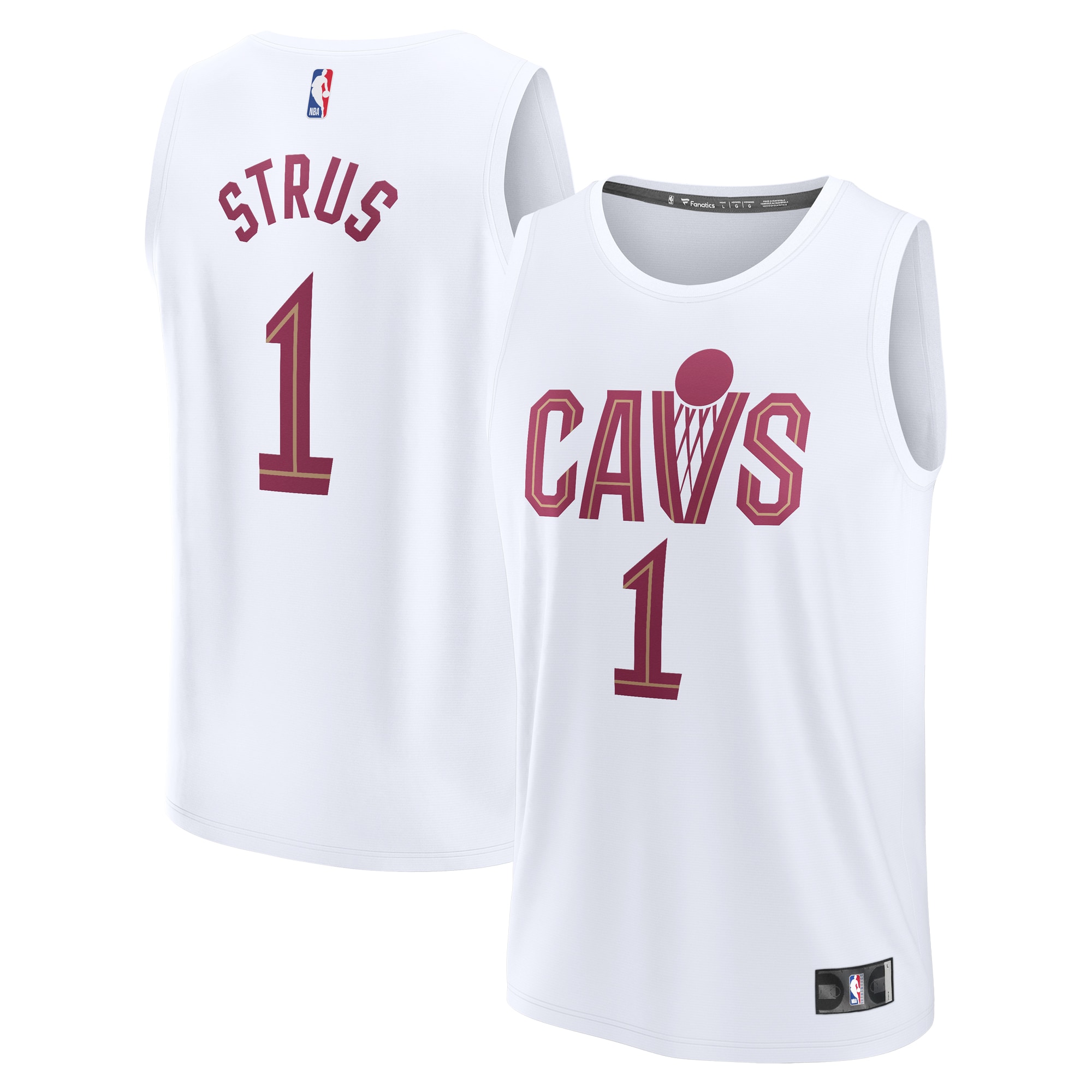 max strus cleveland cavaliers fanatics youth fast break replica player jersey association edition white 6142 h1ocg.jpg