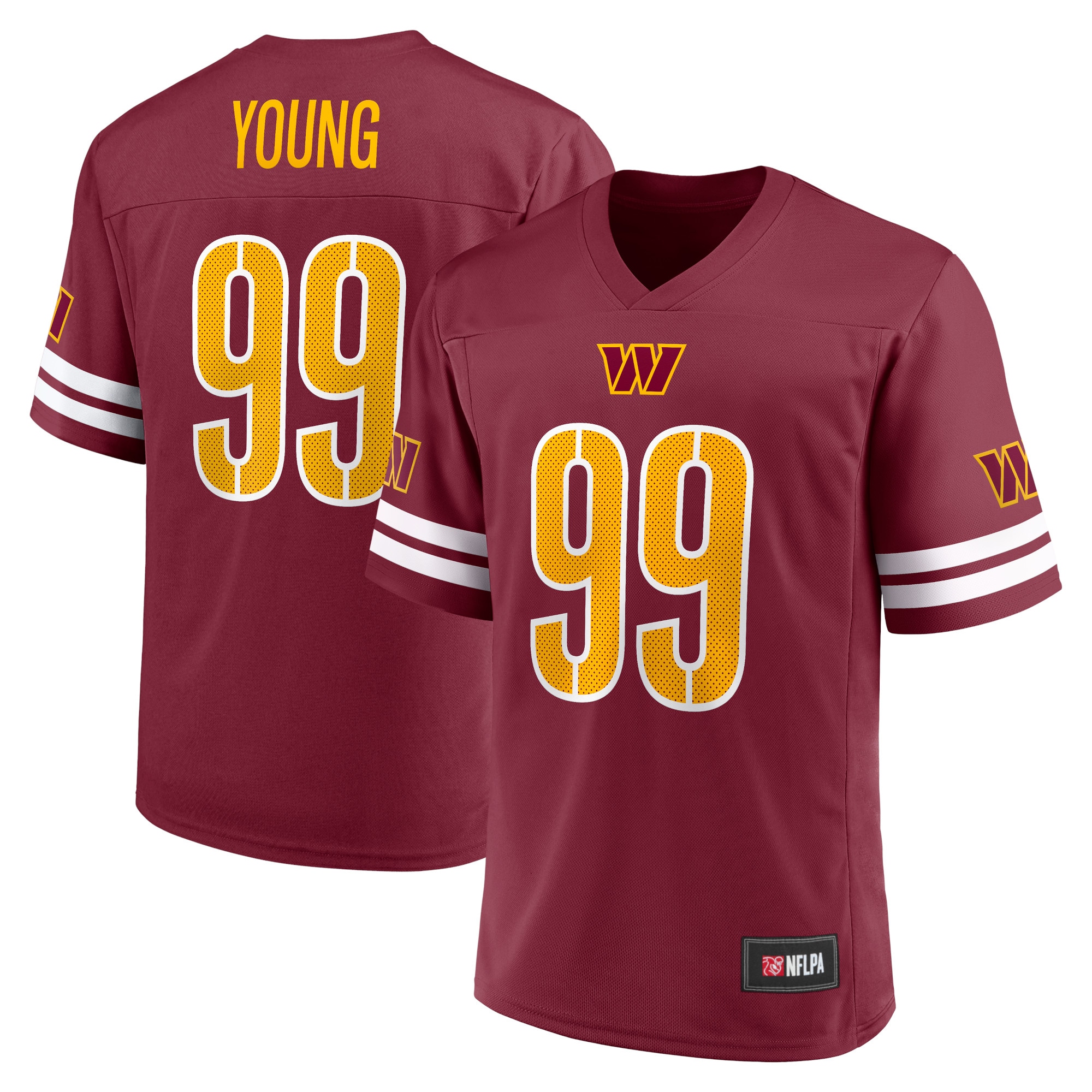 mens chase young burgundy washington commanders replica player jersey 4602 janmx.jpg