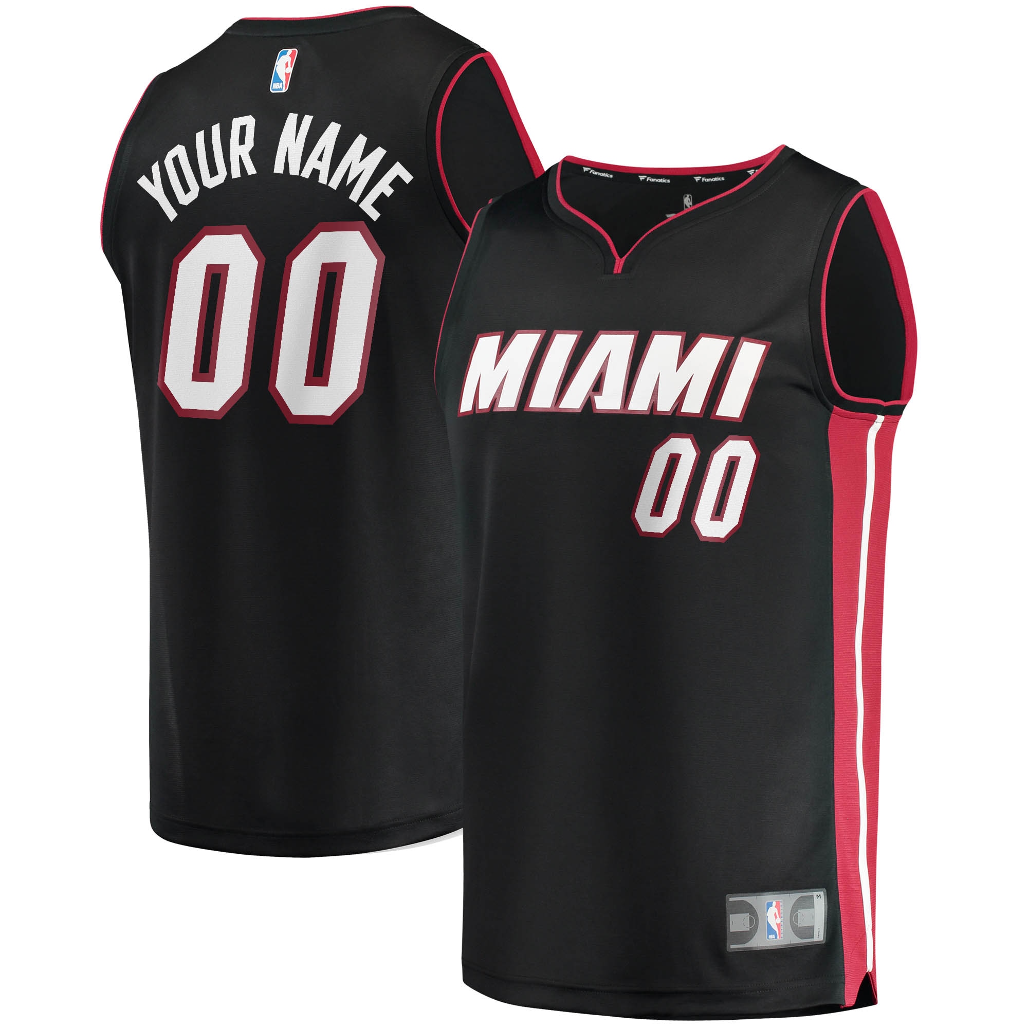 miami heat fanatics fast break custom replica jersey black icon edition 6923 vepcz.jpg