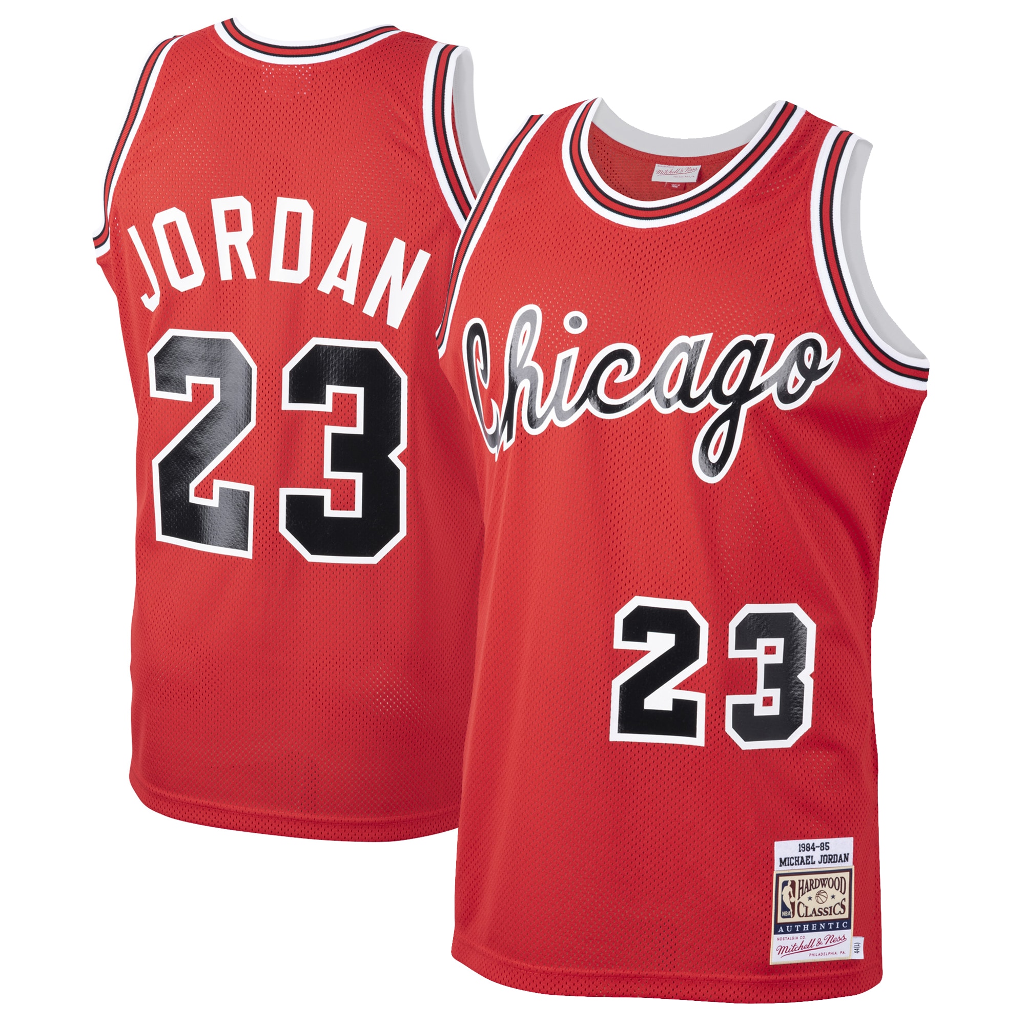 michael jordan chicago bulls mitchell 26amp ness 198485 hardwood classics rookie authentic jersey red 1925 j2v6g.jpg