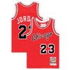 michael jordan chicago bulls mitchell 26amp ness infant 198485 hardwood classics authentic jersey red 1198 ewctt.jpg