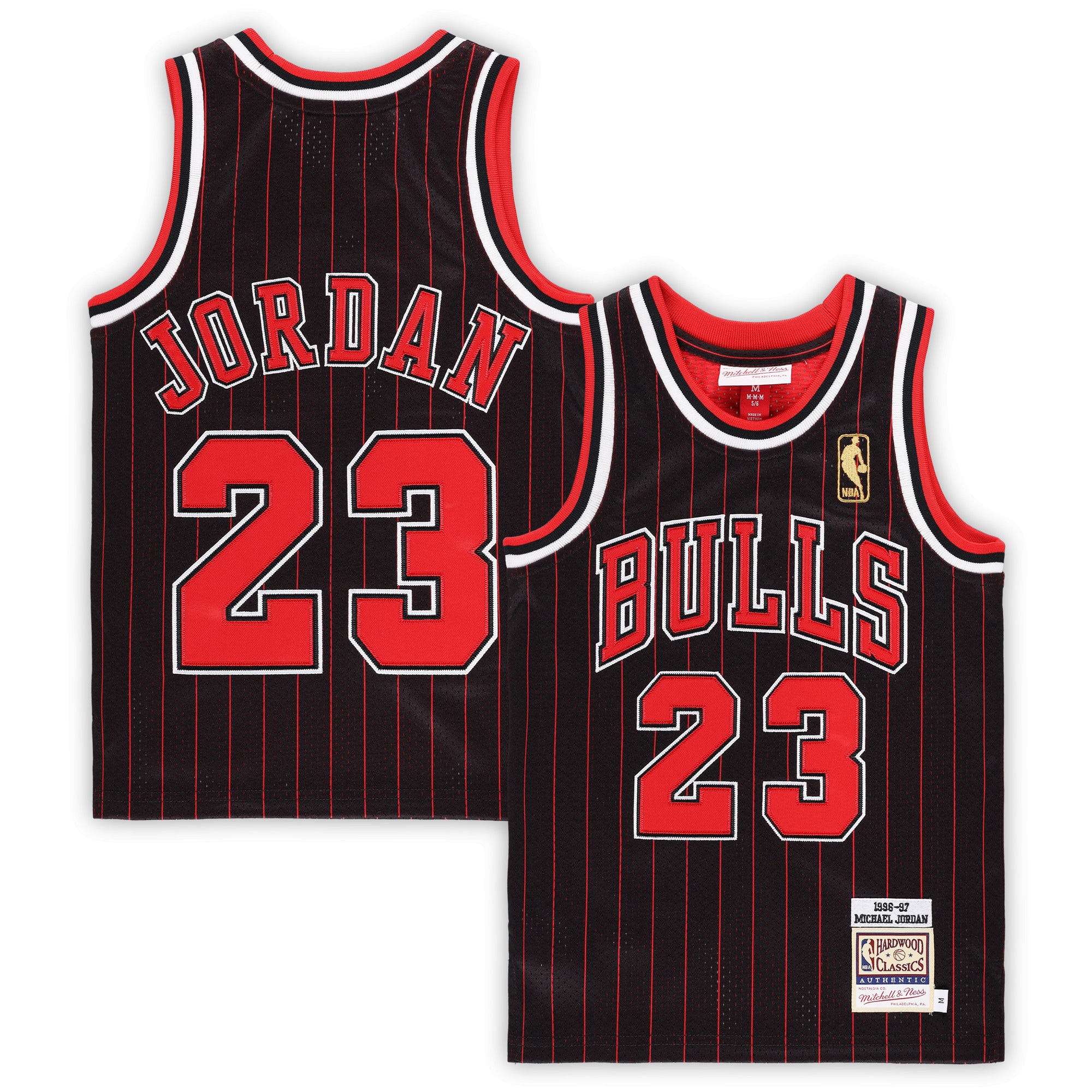 michael jordan chicago bulls mitchell 26amp ness preschool 199697 hardwood classics authentic jersey black 3939 m0o7u.jpg