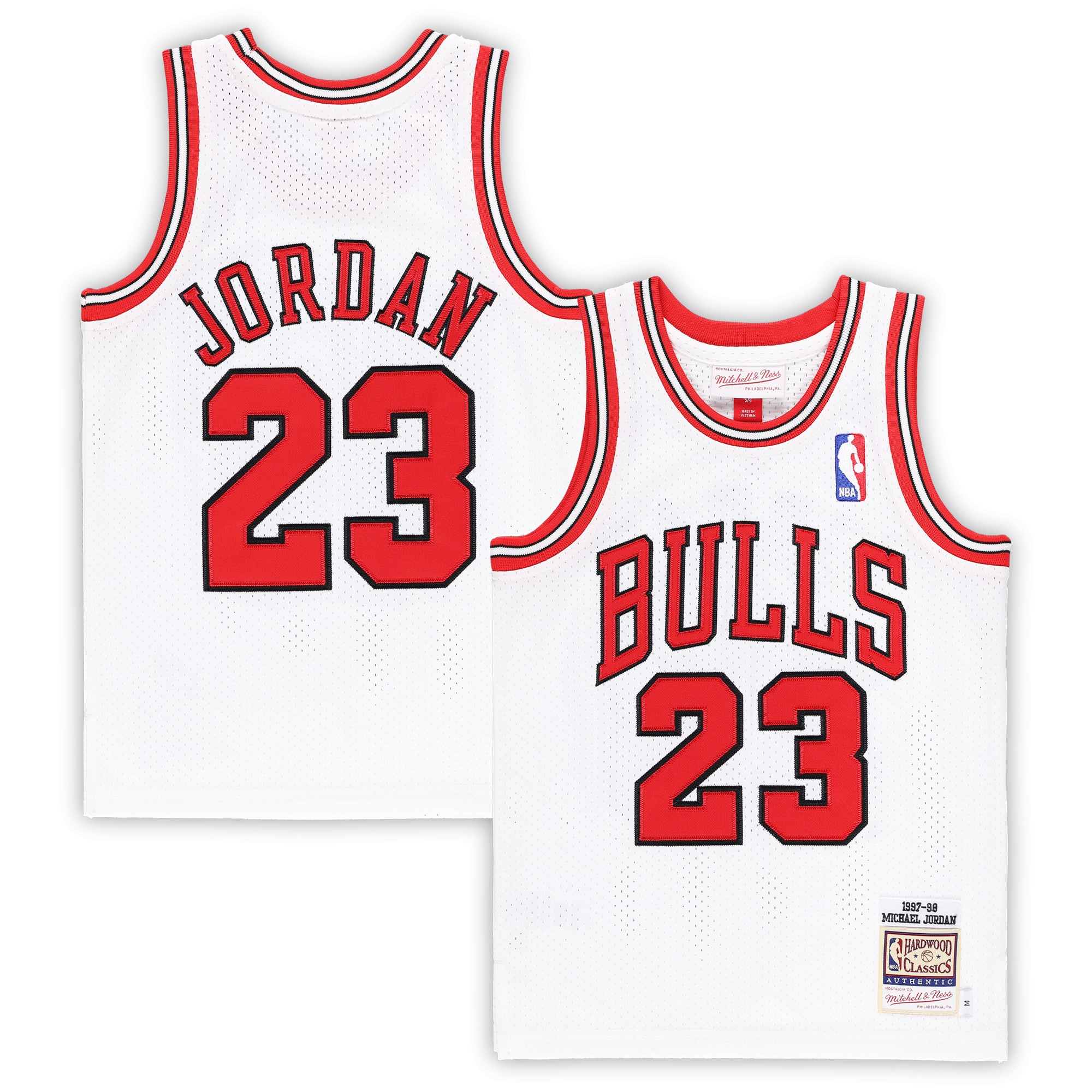 michael jordan chicago bulls mitchell 26amp ness preschool 199798 hardwood classics authentic jersey white 9450 9wmbl.jpg