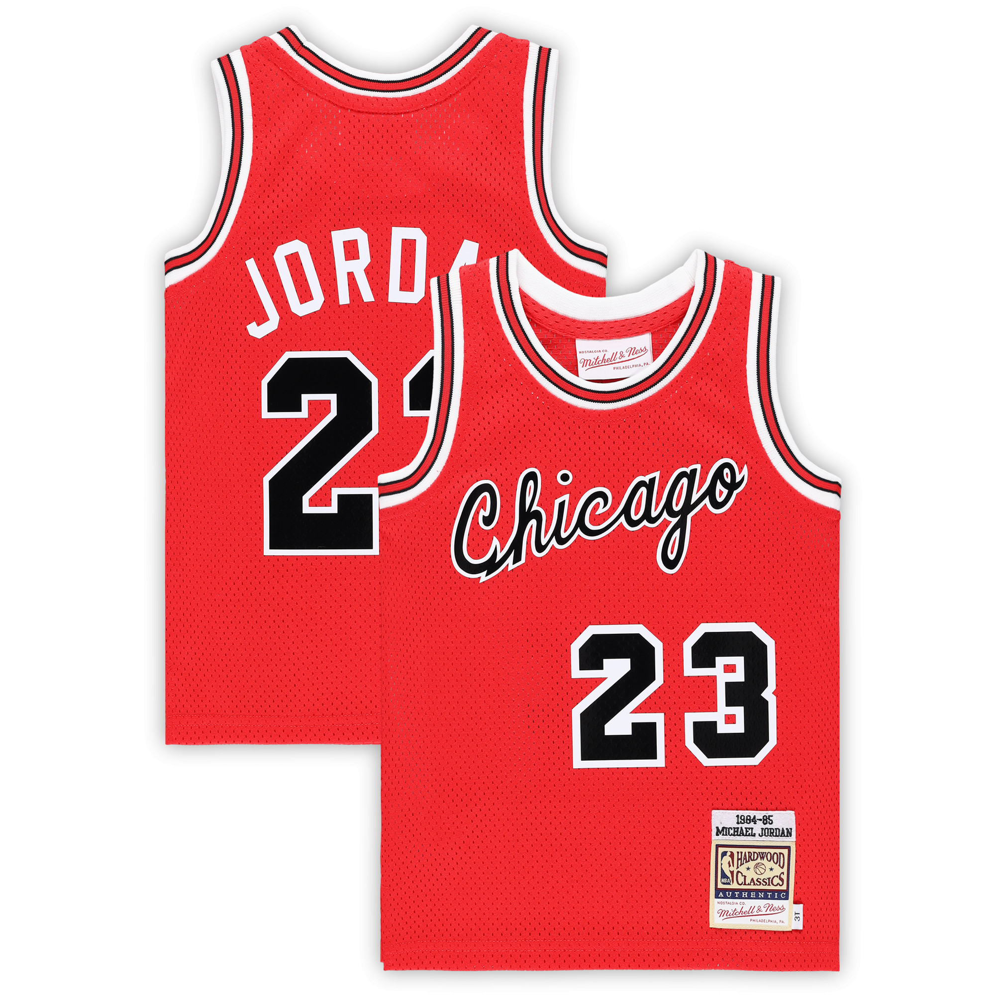 michael jordan chicago bulls mitchell 26amp ness toddler hardwood classics 198485 authentic swingman jersey red 4558 m2co6.jpg
