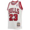 michael jordan chicago bulls mitchell 26amp ness youth 199798 hardwood classics authentic jersey white 1927 s7lyg.jpg