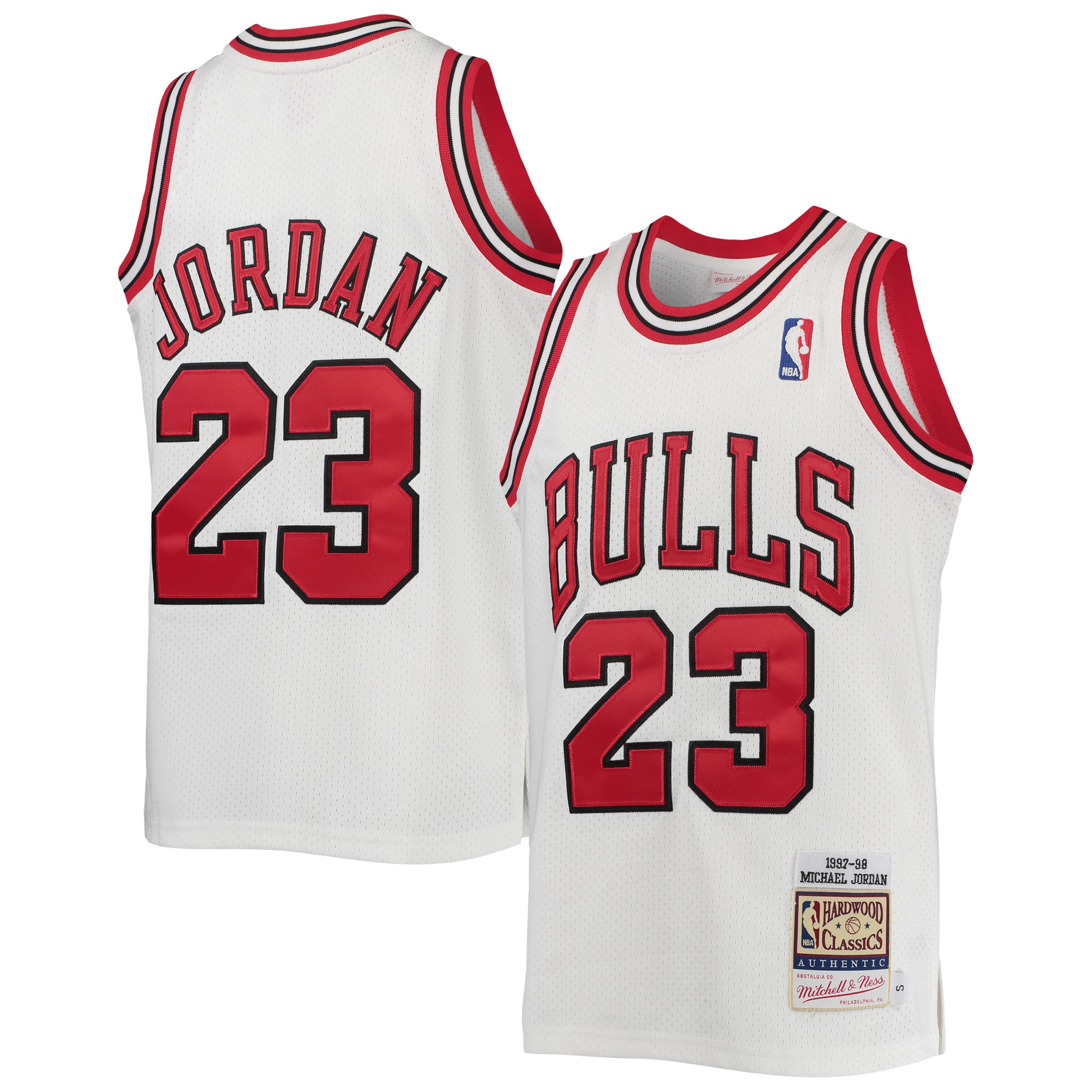 michael jordan chicago bulls mitchell 26amp ness youth 199798 hardwood classics authentic jersey white 7807 iylss.jpg