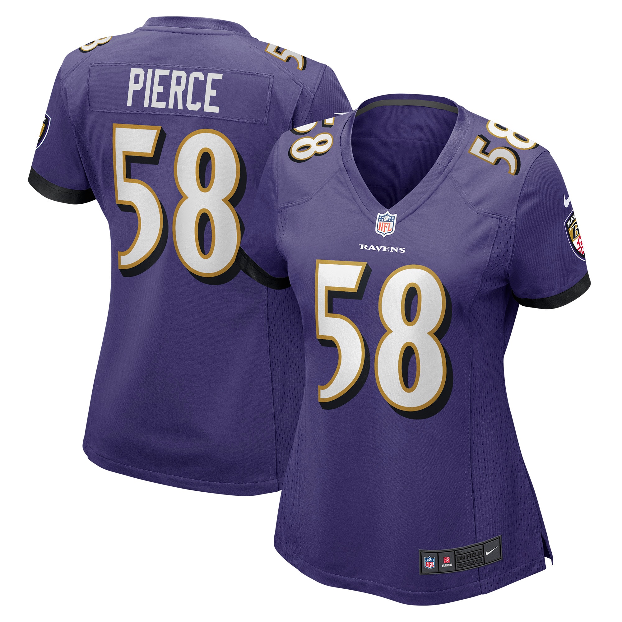 michael pierce baltimore ravens nike womens player game jersey purple 8754 5qkct.jpg