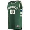 milwaukee bucks fanatics youth fast break custom replica jersey hunter green icon edition 4737 apmzr.jpg