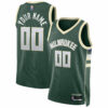 milwaukee bucks nike 202122 diamond swingman custom jersey icon edition hunter green 3900 1uu5q.jpg