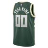 milwaukee bucks nike 202122 diamond swingman custom jersey icon edition hunter green 5390 gdqio.jpg